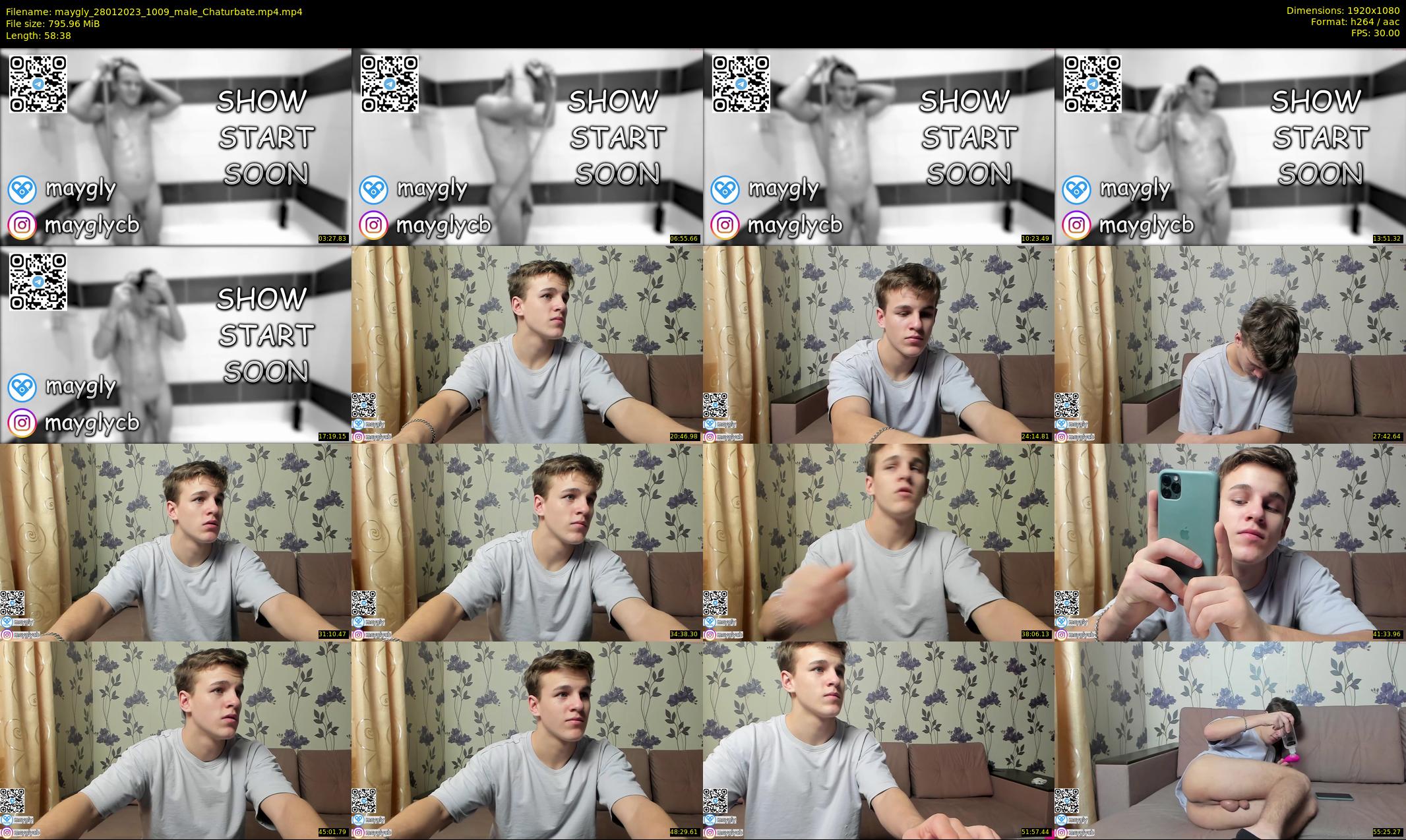 maygly — 59 minute Chaturbate male cam show recording, 1080p, Jan 28, 2023