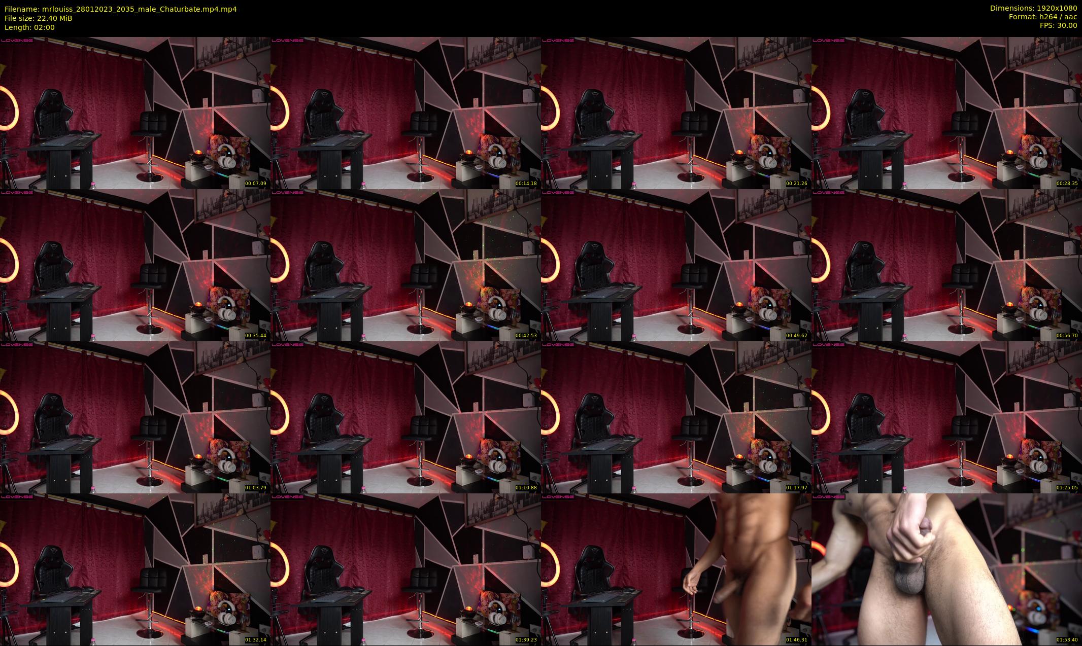 mrlouiss — 2 minute Chaturbate male cam show recording, 1080p, Jan 28, 2023