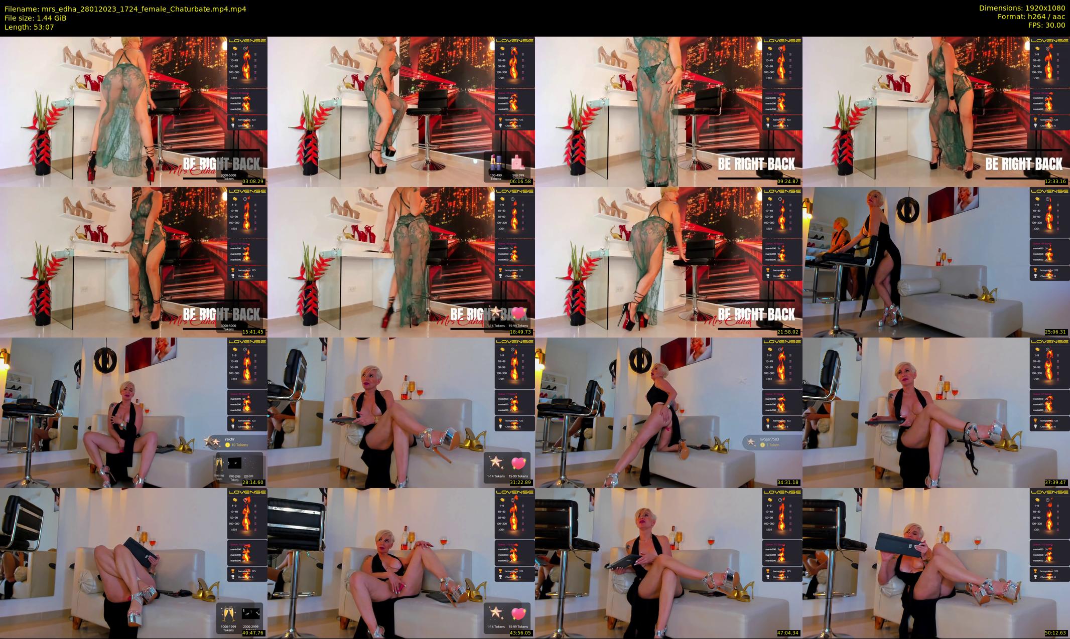 mrs_edha — 54 minute Chaturbate female cam show recording, 1080p, Jan 28, 2023