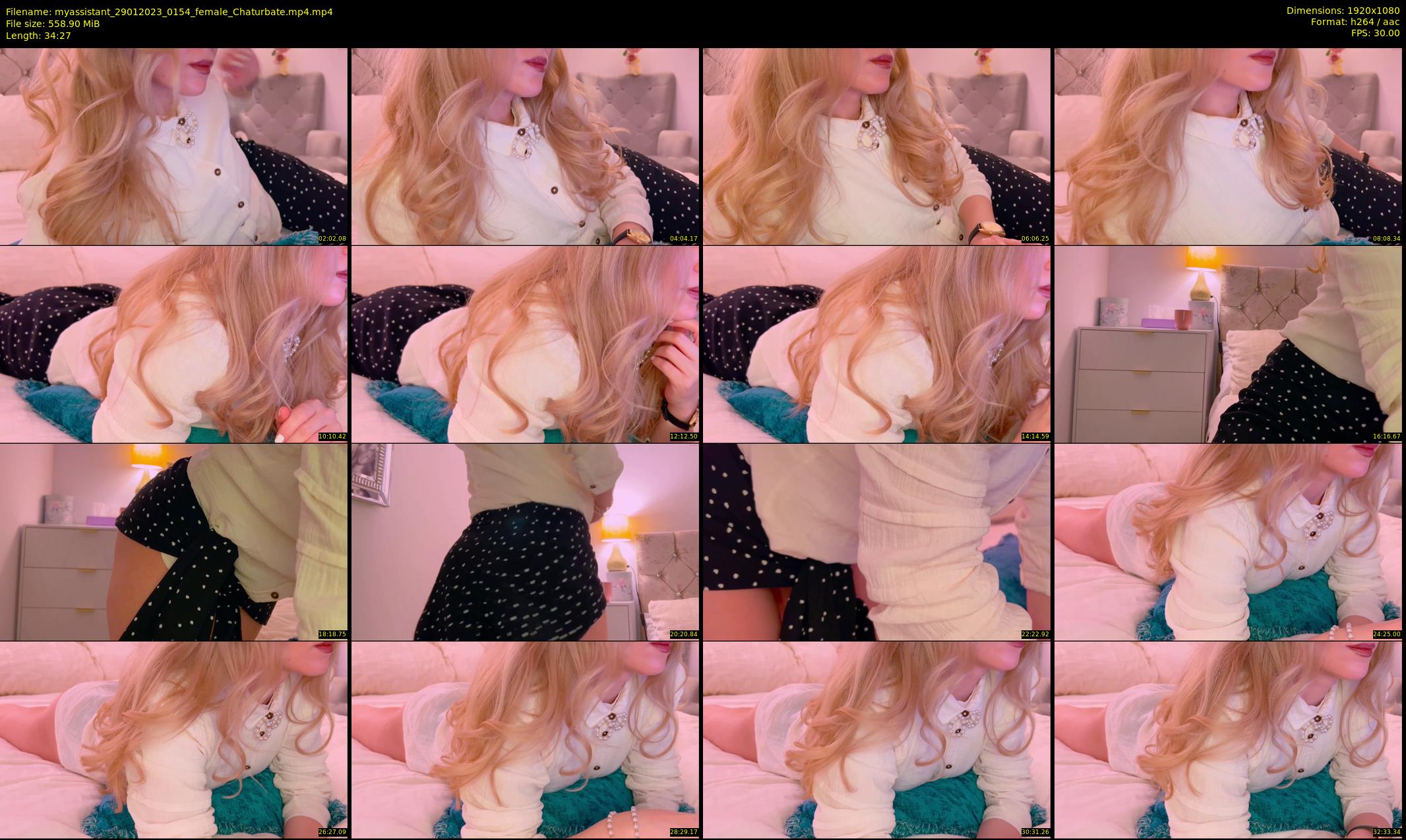 myassistant — 35 minute Chaturbate female cam show recording, 1080p, Jan 29, 2023