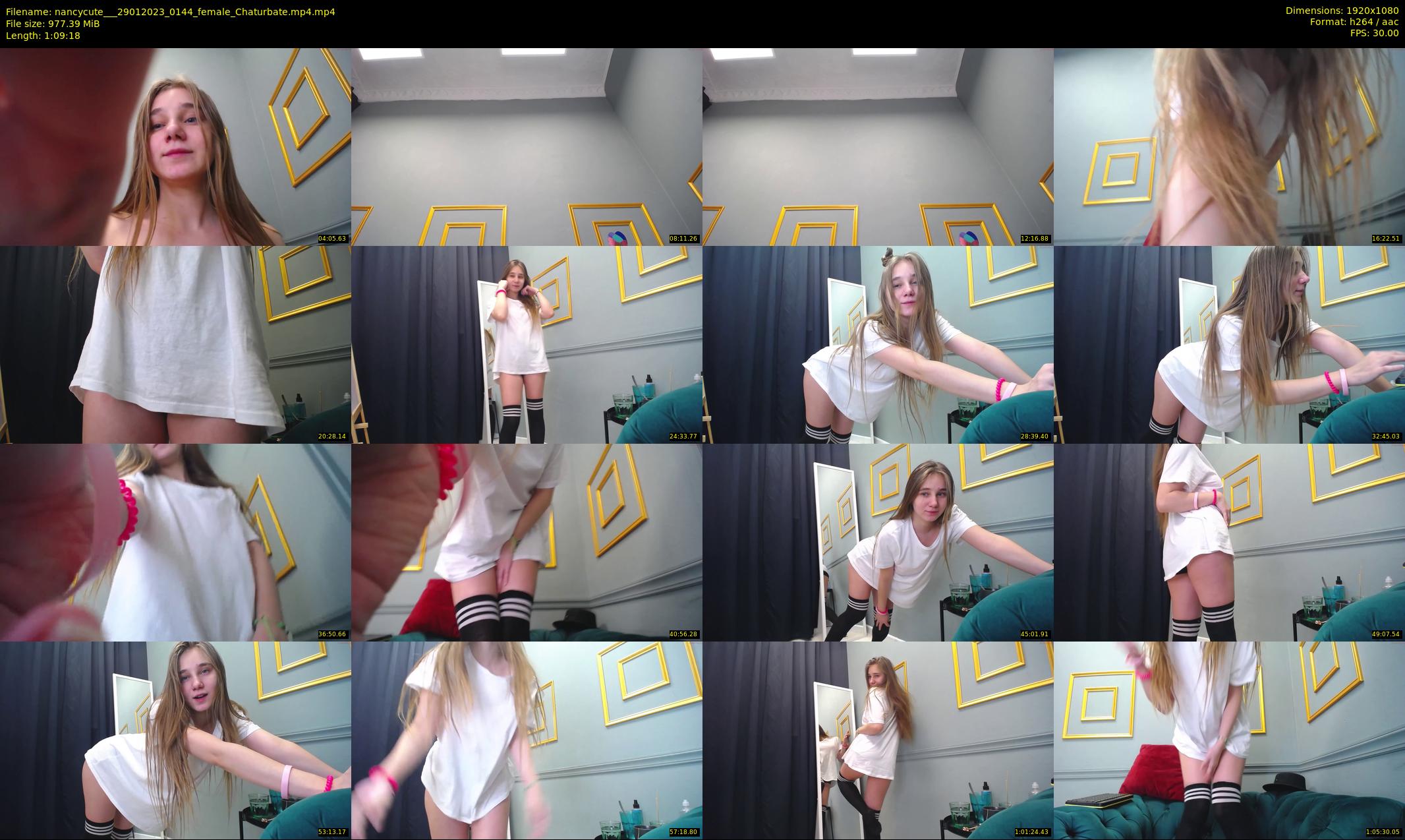 nancycute__ — 70 minute Chaturbate female cam show recording, 1080p, Jan 29, 2023