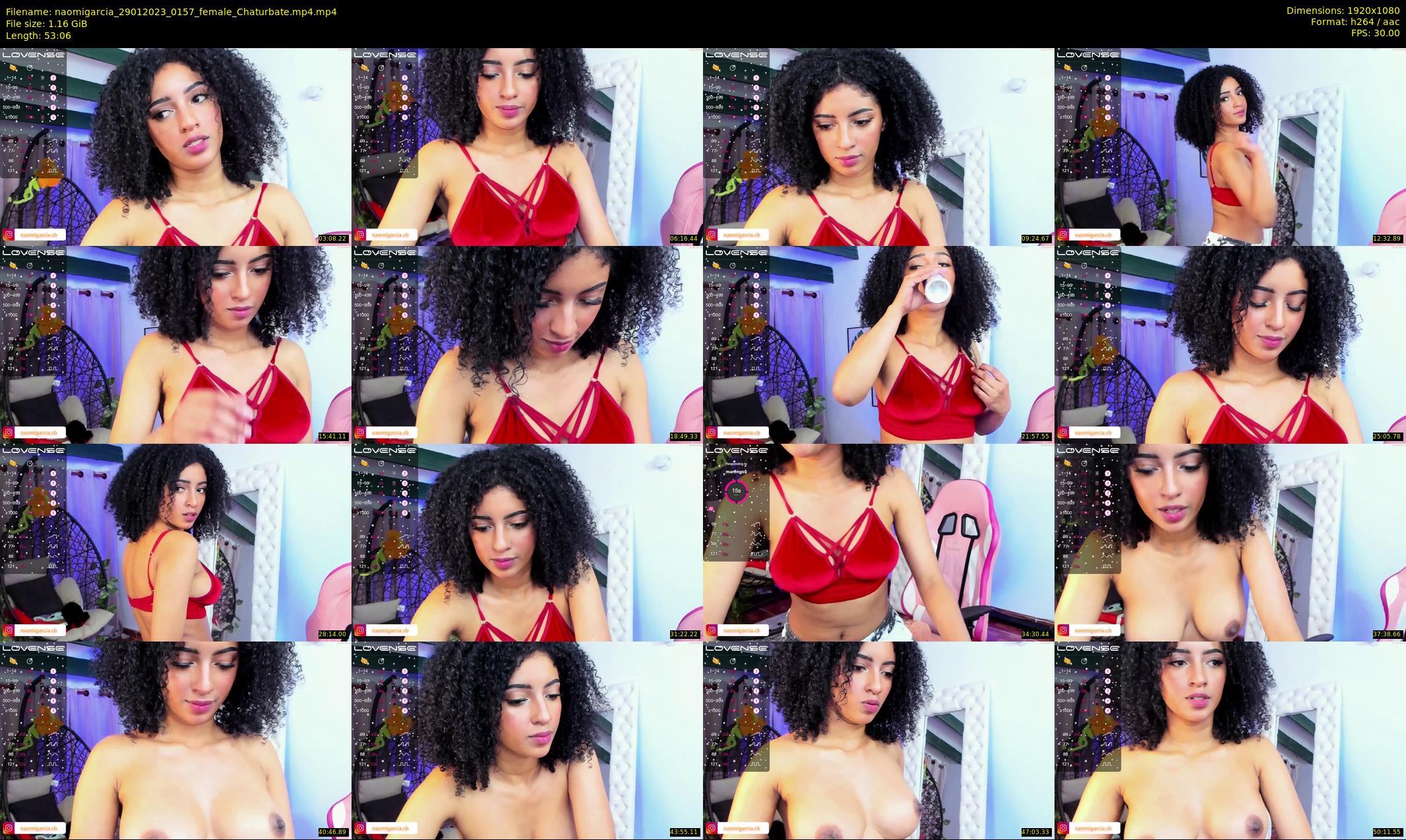 naomigarcia — 54 minute Chaturbate female cam show recording, 1080p, Jan 29, 2023