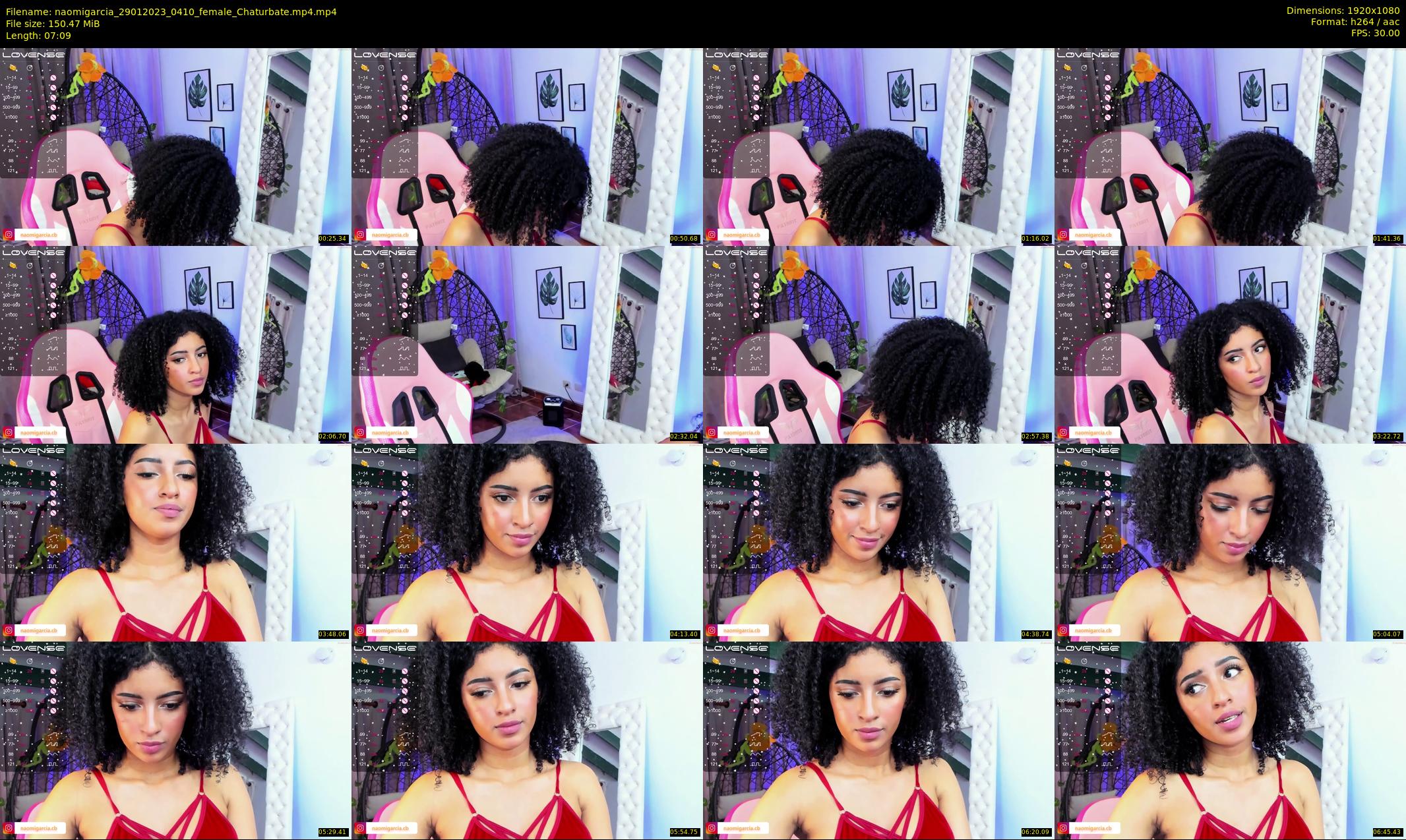 naomigarcia — 8 minute Chaturbate female cam show recording, 1080p, Jan 29, 2023