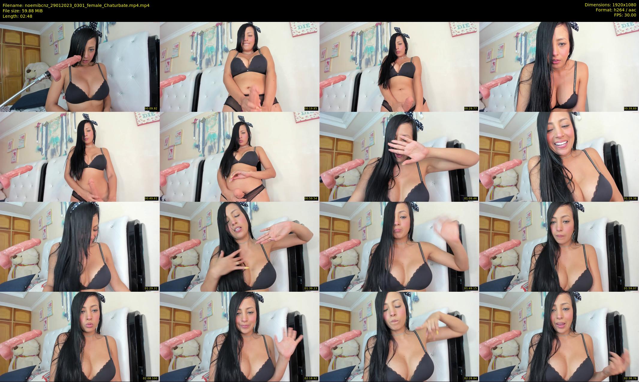 noemibcnz — 3 minute Chaturbate couple cam show recording, 1080p, Jan 29, 2023