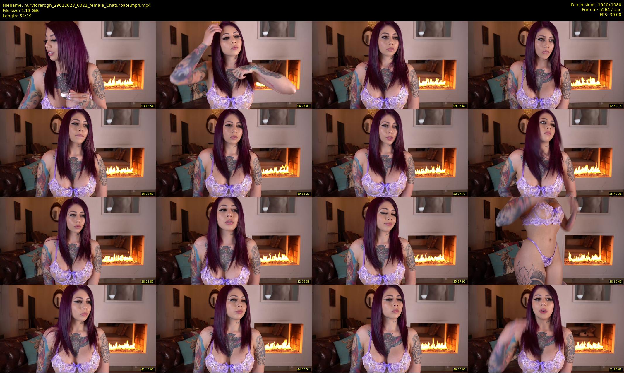nuryforerogh — 55 minute Chaturbate female cam show recording, 1080p, Jan 29, 2023