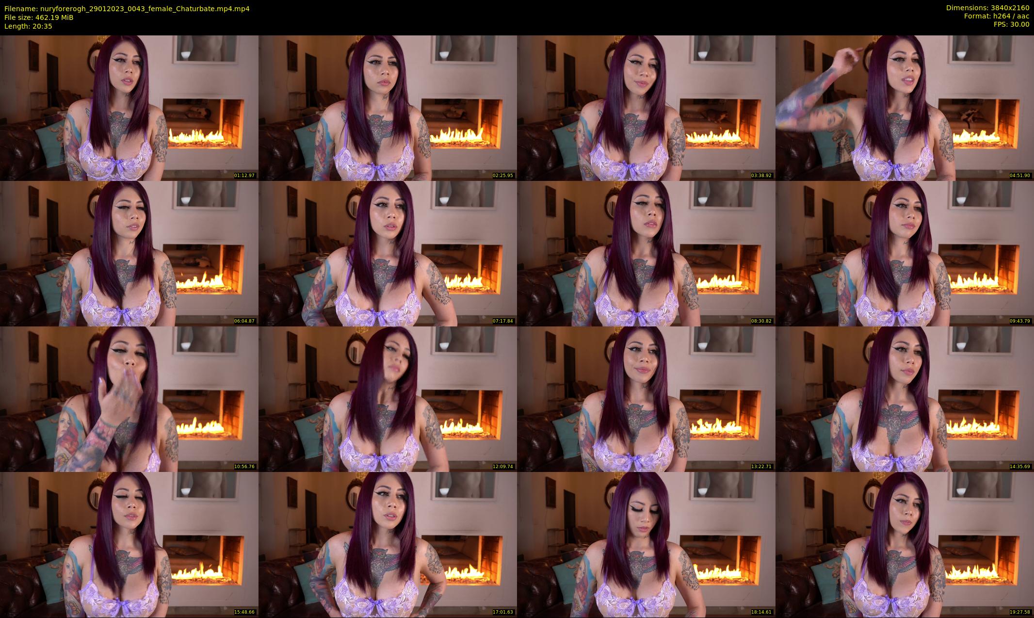 nuryforerogh — 21 minute Chaturbate female cam show recording, 4K, Jan 29, 2023
