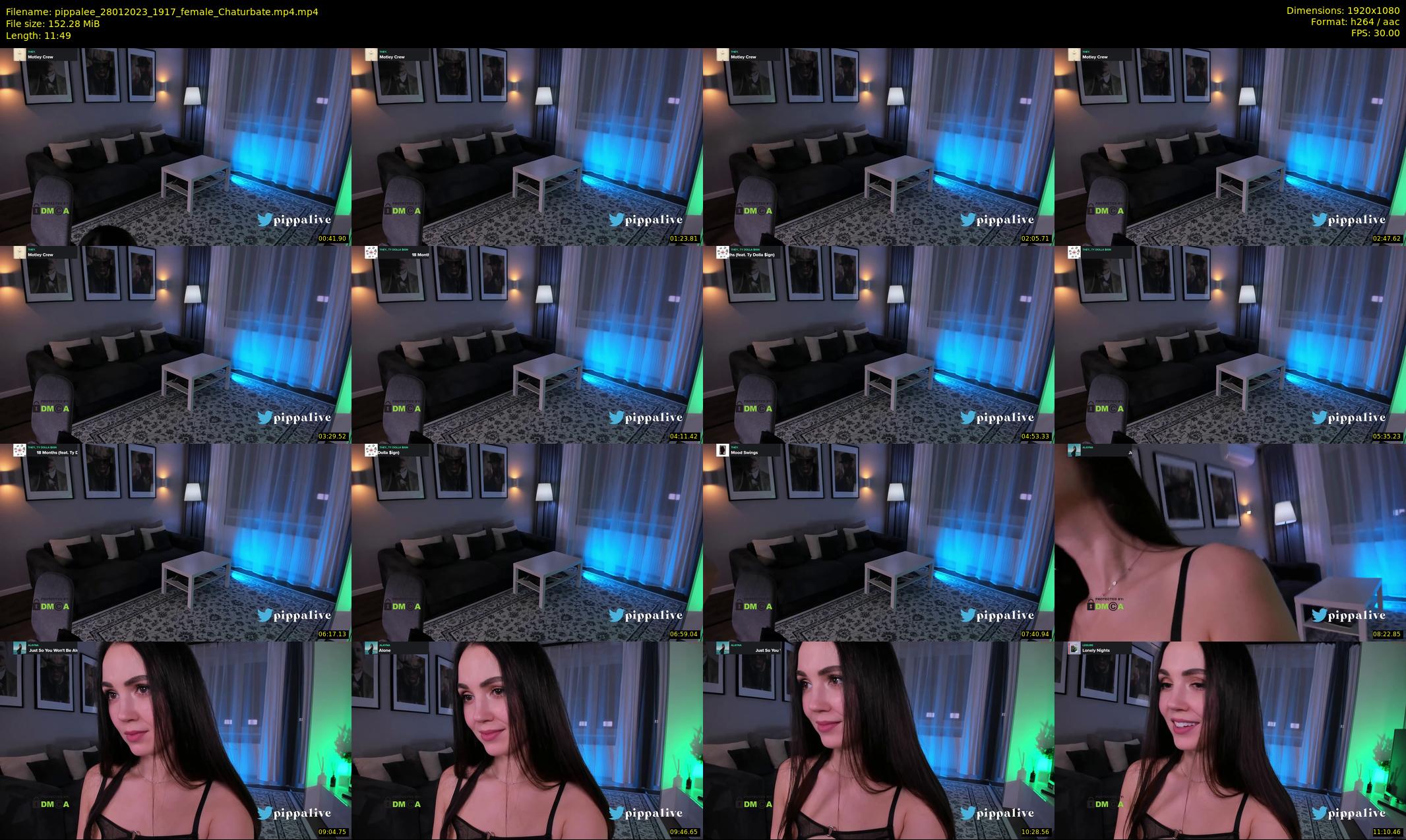 pippalee — 12 minute Chaturbate female cam show recording, 1080p, Jan 28, 2023