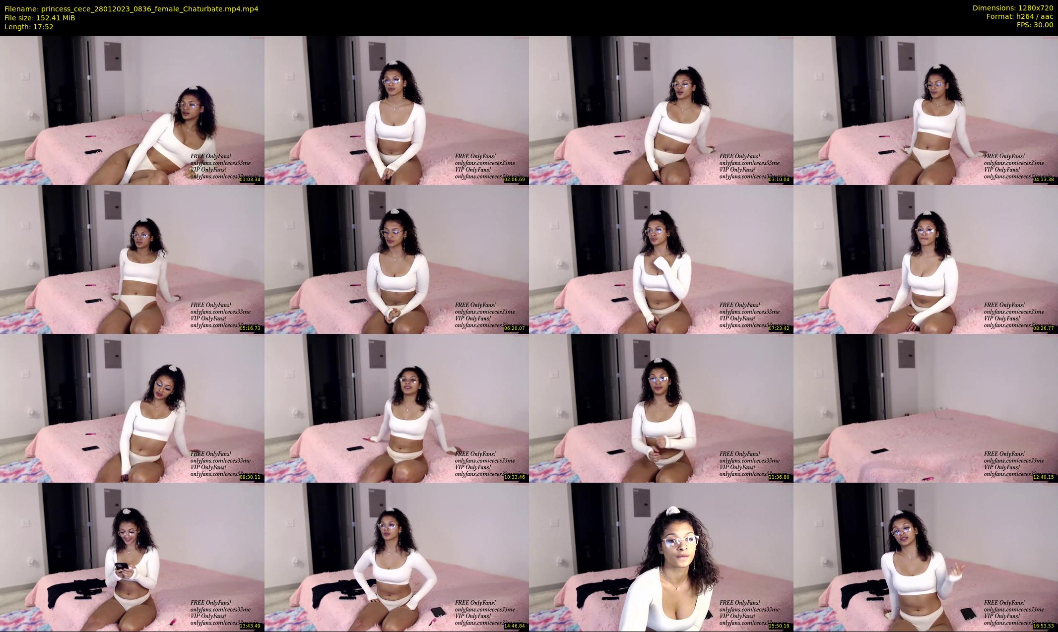 princess_cece — 18 minute Chaturbate female cam show recording, 720p, Jan 28, 2023