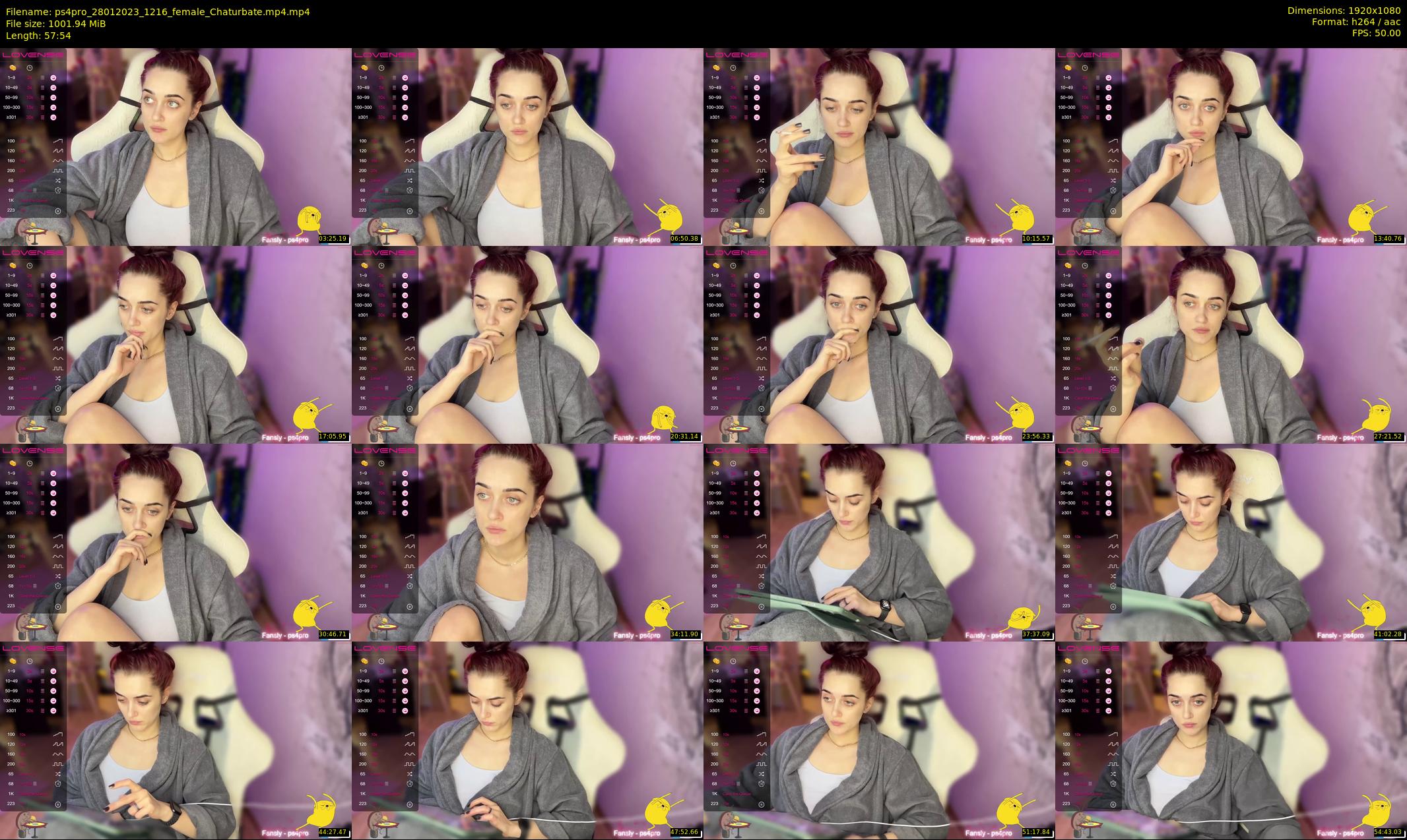 ps4pro — 58 minute Chaturbate female cam show recording, 1080p, Jan 28, 2023