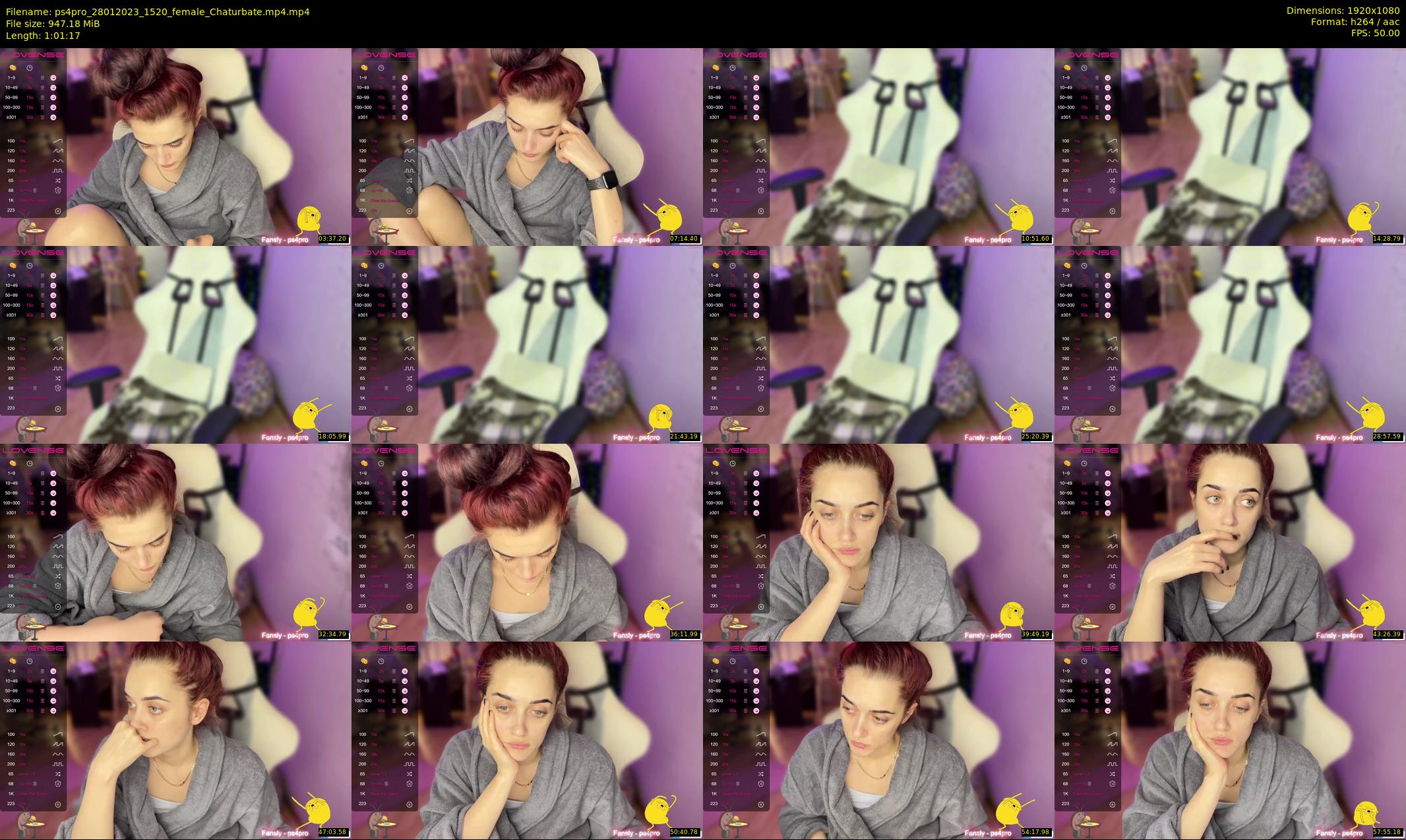 ps4pro — 62 minute Chaturbate female cam show recording, 1080p, Jan 28, 2023