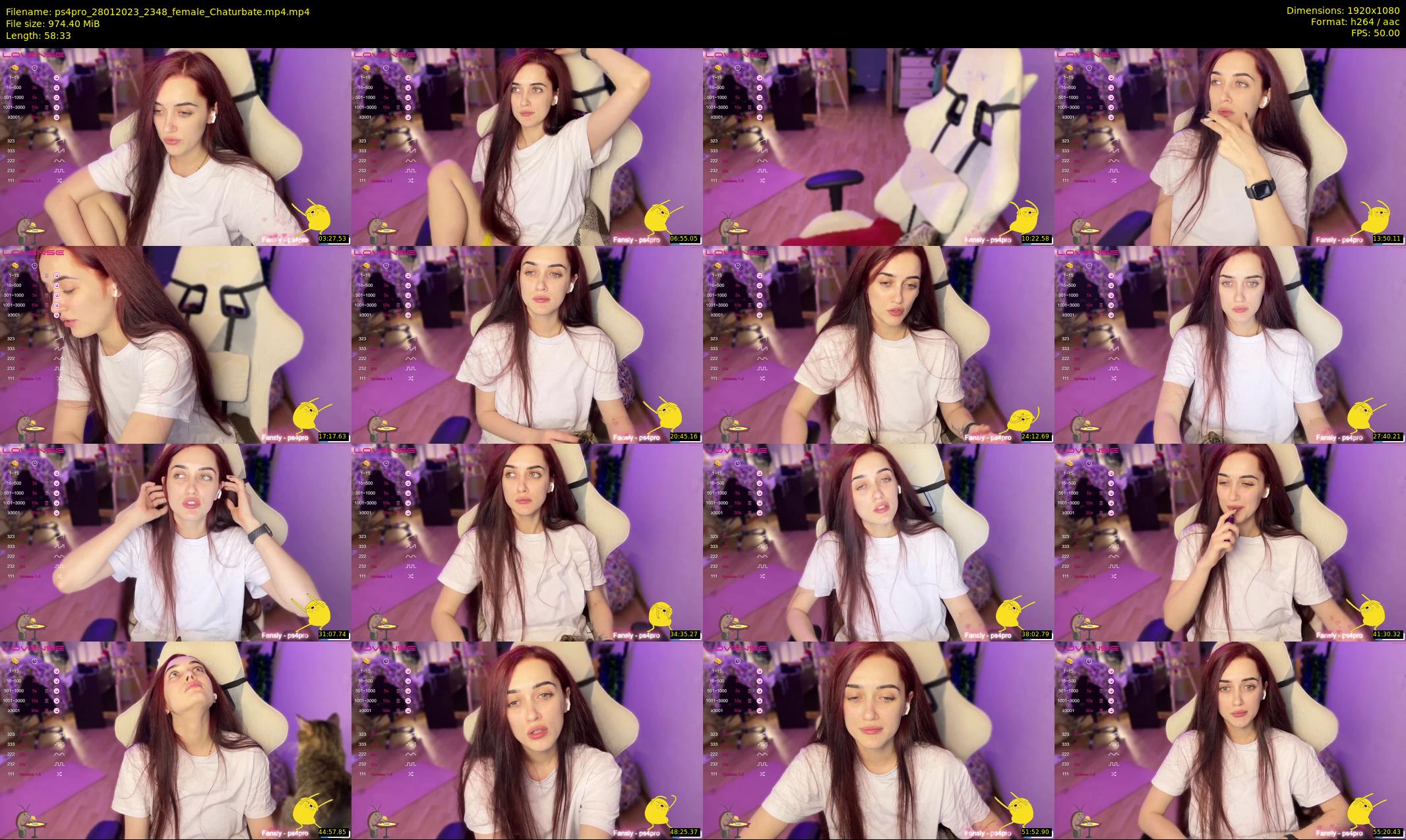 ps4pro — 59 minute Chaturbate female cam show recording, 1080p, Jan 28, 2023
