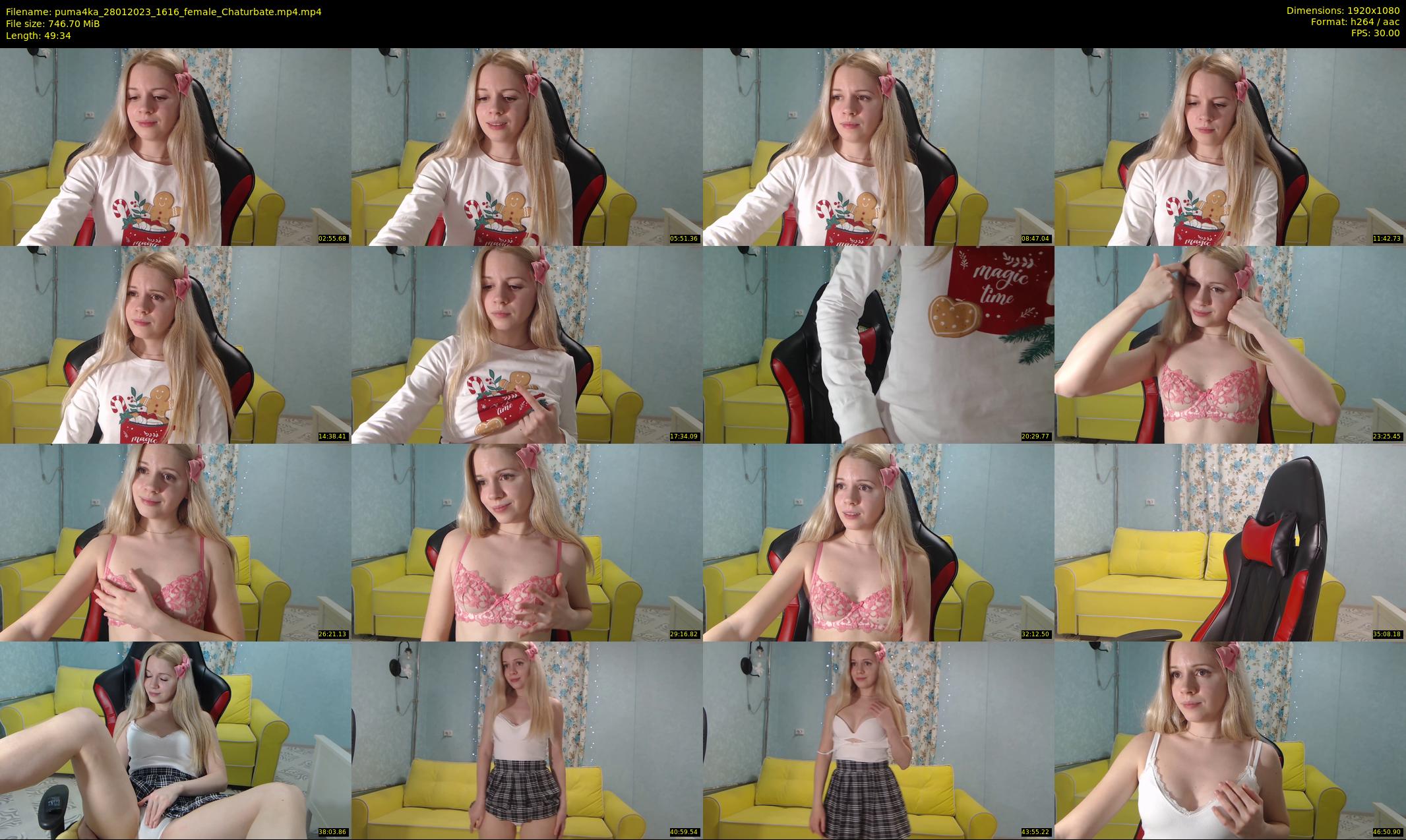 puma4ka — 50 minute Chaturbate female cam show recording, 1080p, Jan 28, 2023