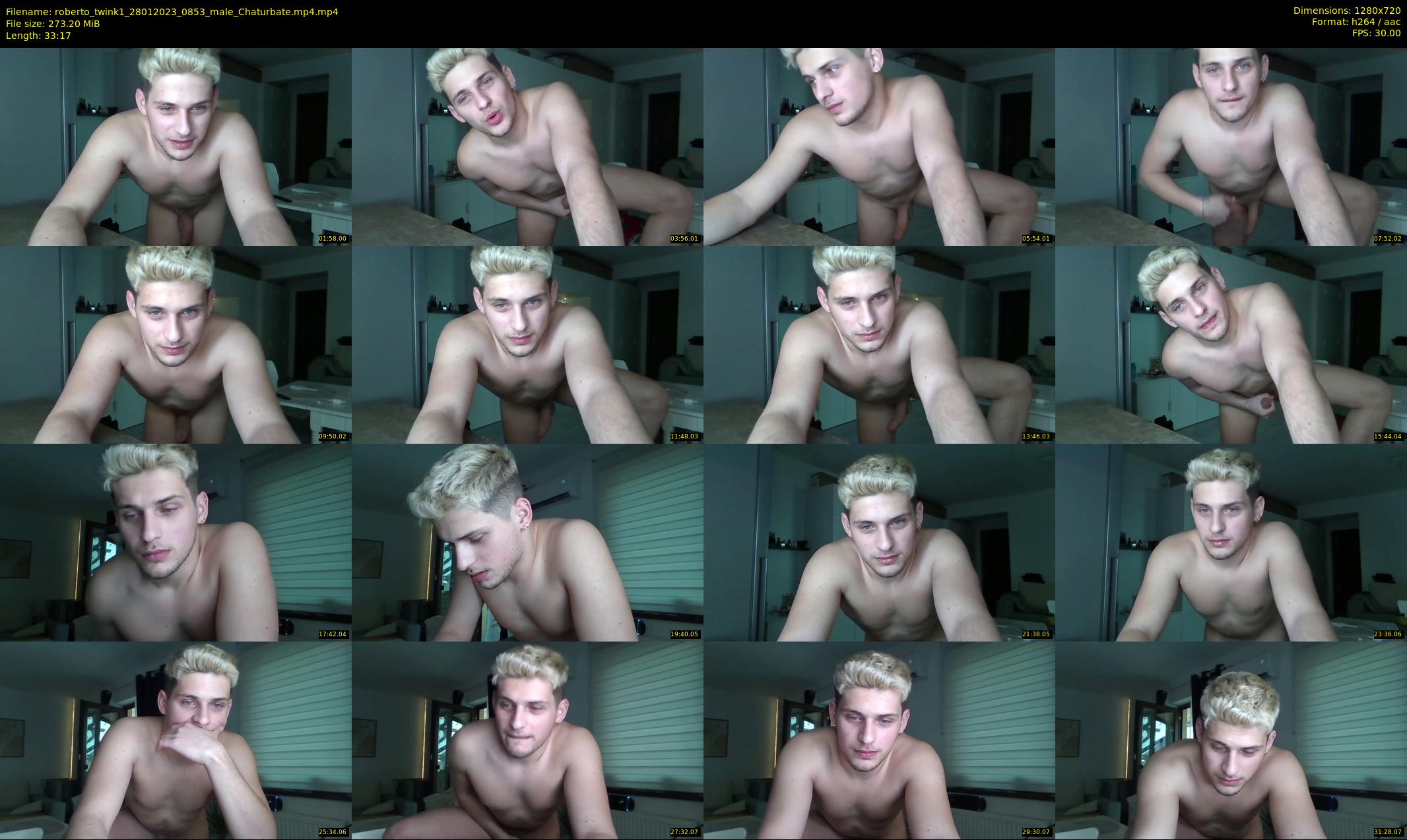 roberto_twink1 — 34 minute Chaturbate male cam show recording, 720p, Jan 28, 2023