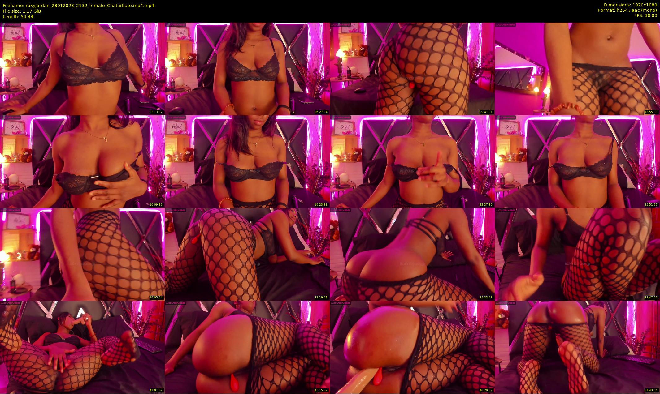 roxyjordan — 55 minute Chaturbate female cam show recording, 1080p, Jan 28, 2023