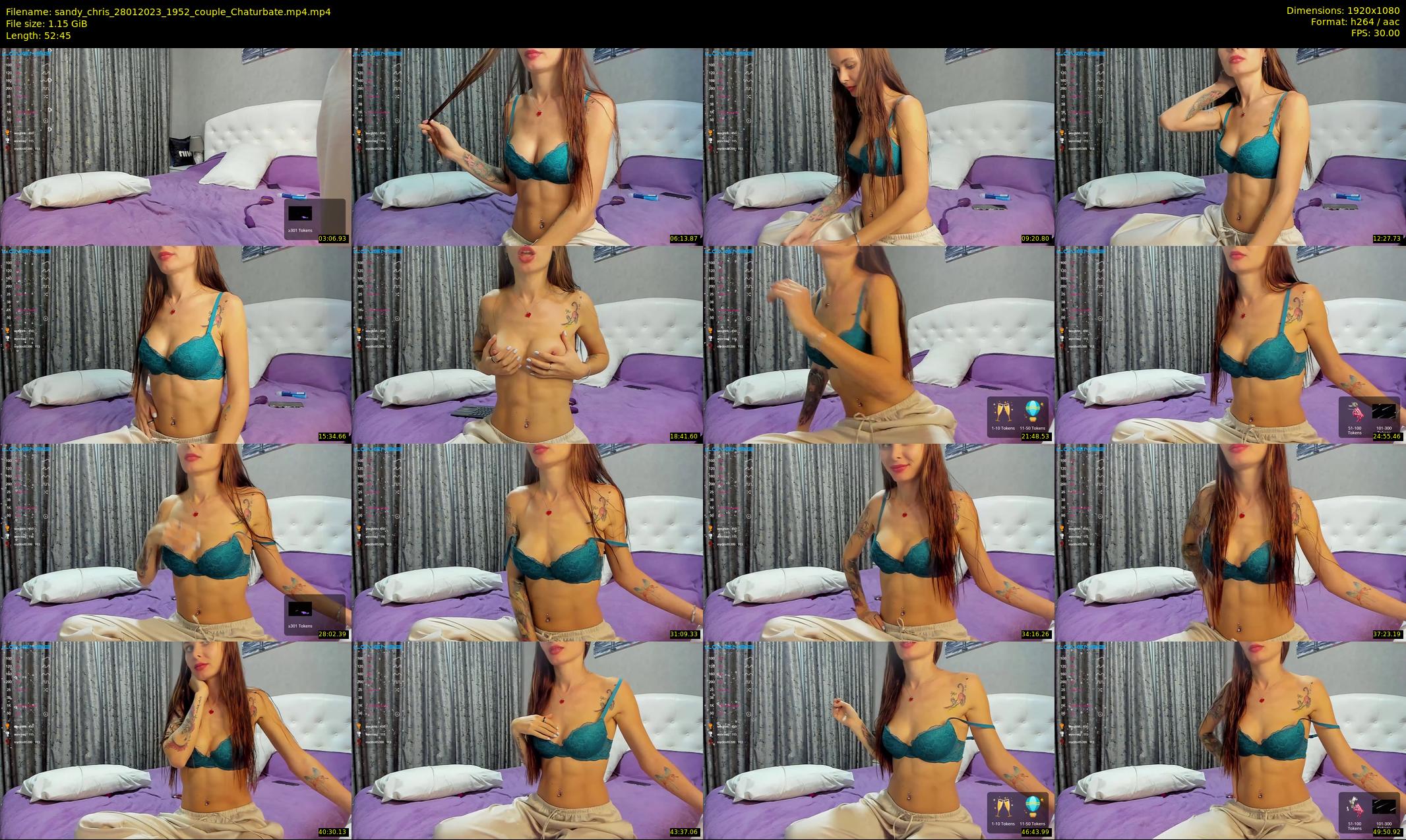 sandy_chris — 53 minute Chaturbate couple cam show recording, 1080p, Jan 28, 2023