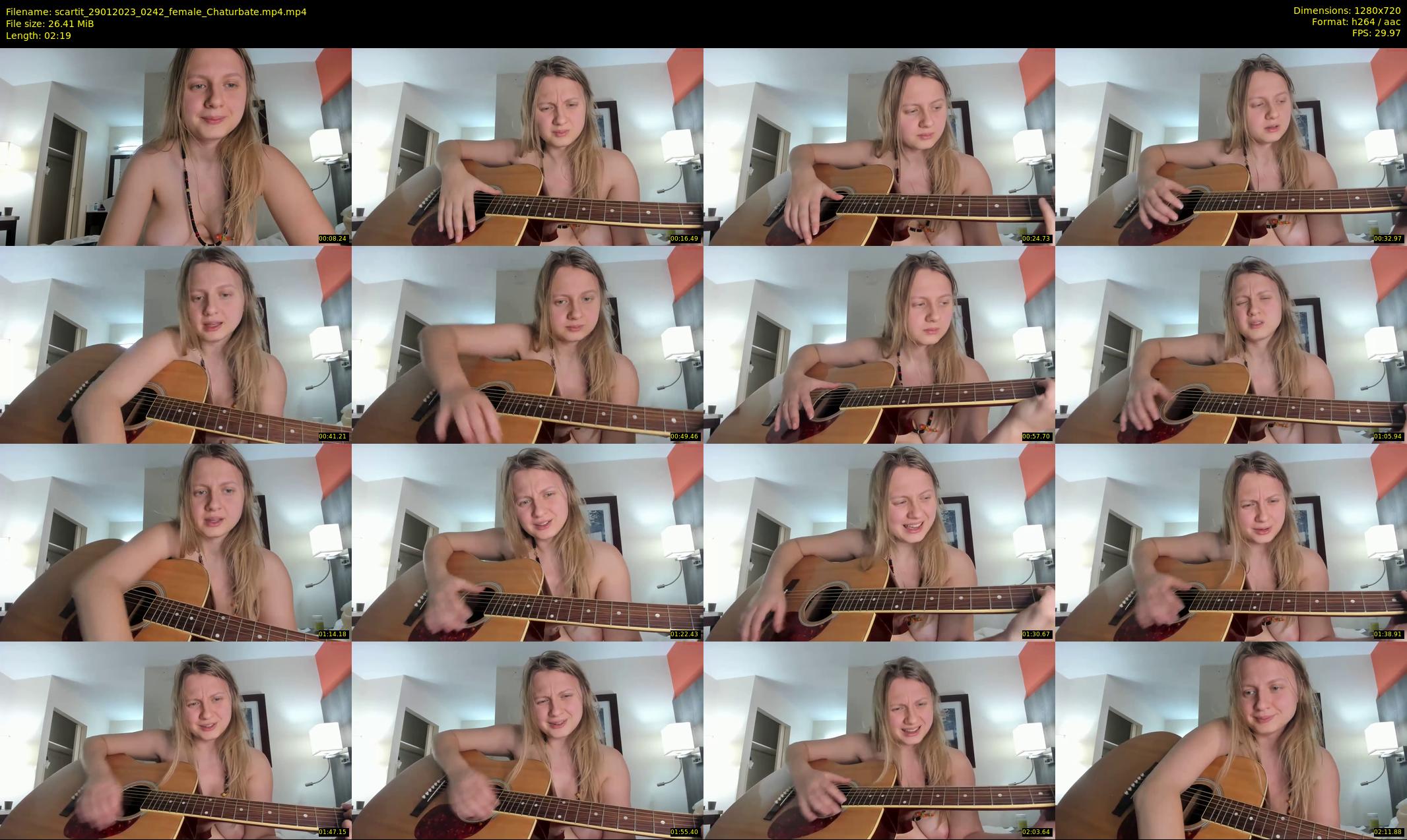 scartit — 3 minute Chaturbate female cam show recording, 720p, Jan 29, 2023
