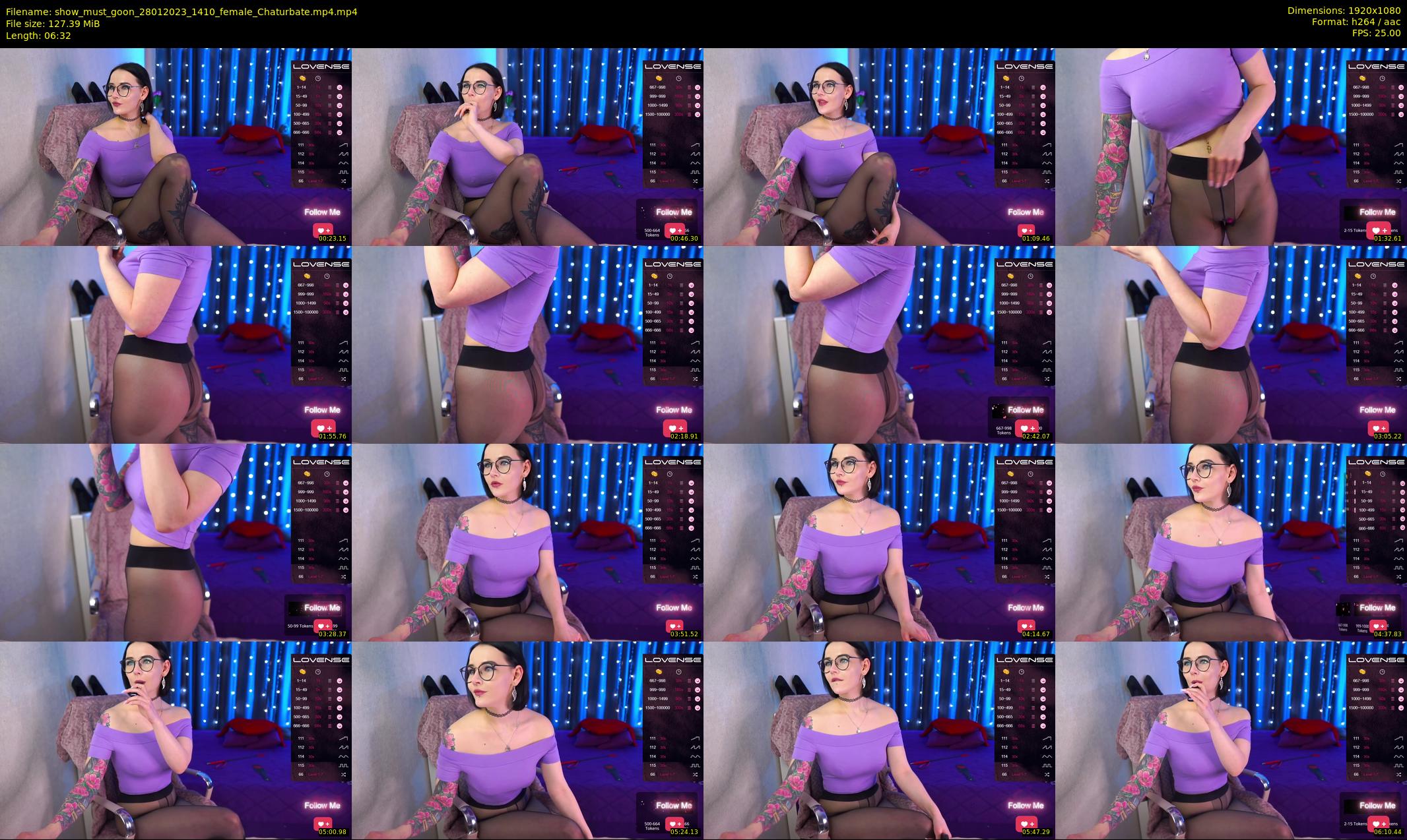 show_must_goon — 7 minute Chaturbate female cam show recording, 1080p, Jan 28, 2023