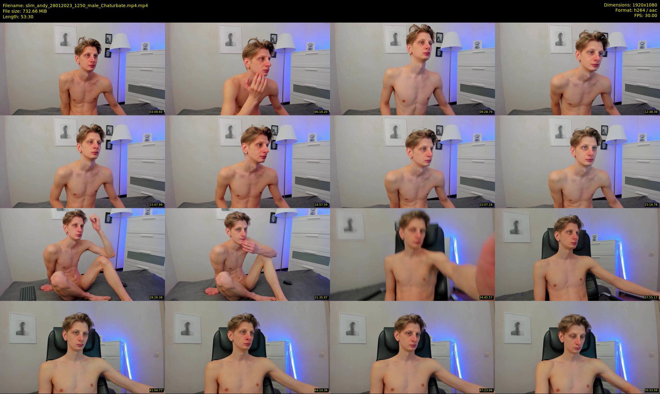 slim_andy — 54 minute Chaturbate male cam show recording, 1080p, Jan 28, 2023