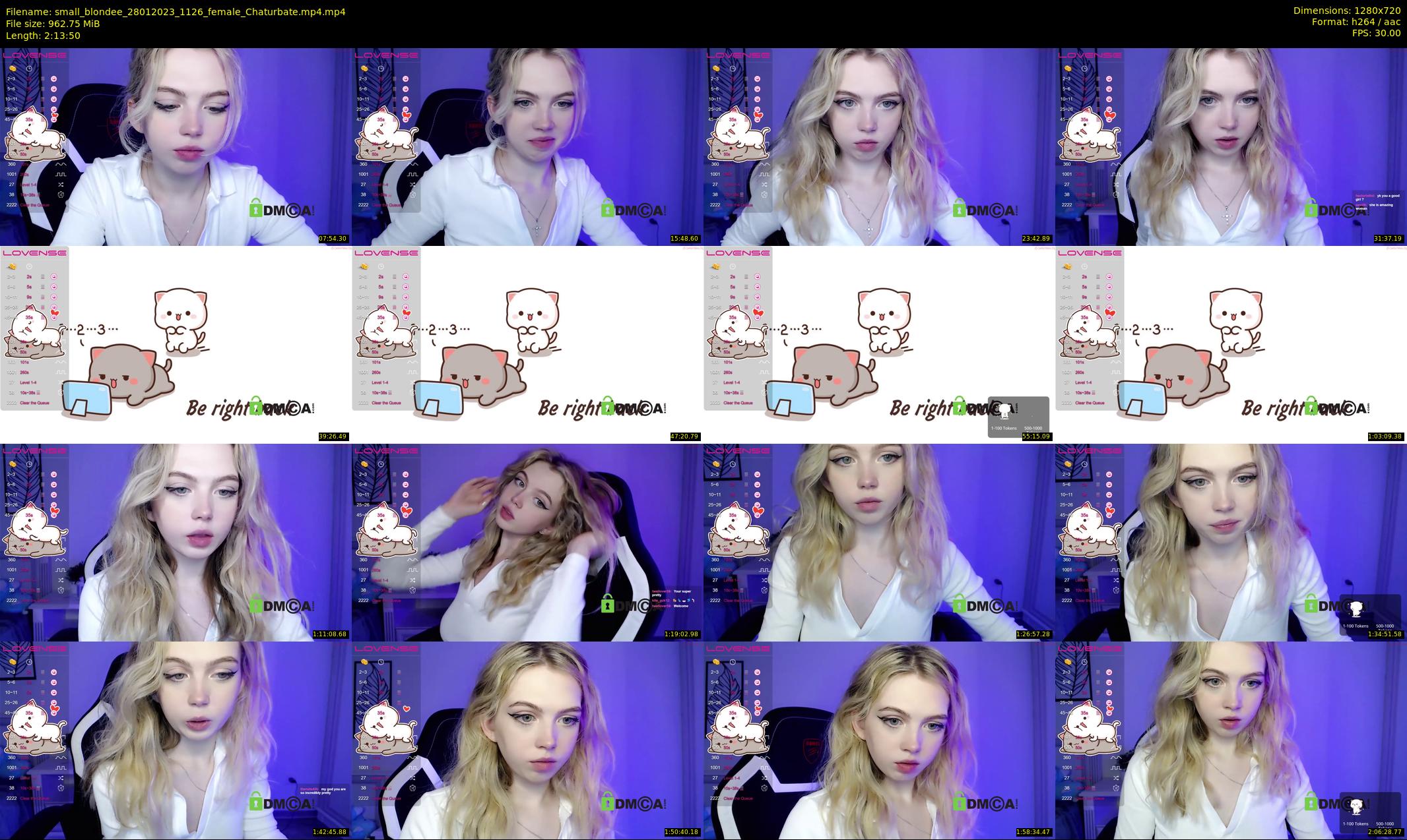 small_blondee — 134 minute Chaturbate female cam show recording, 720p, Jan 28, 2023