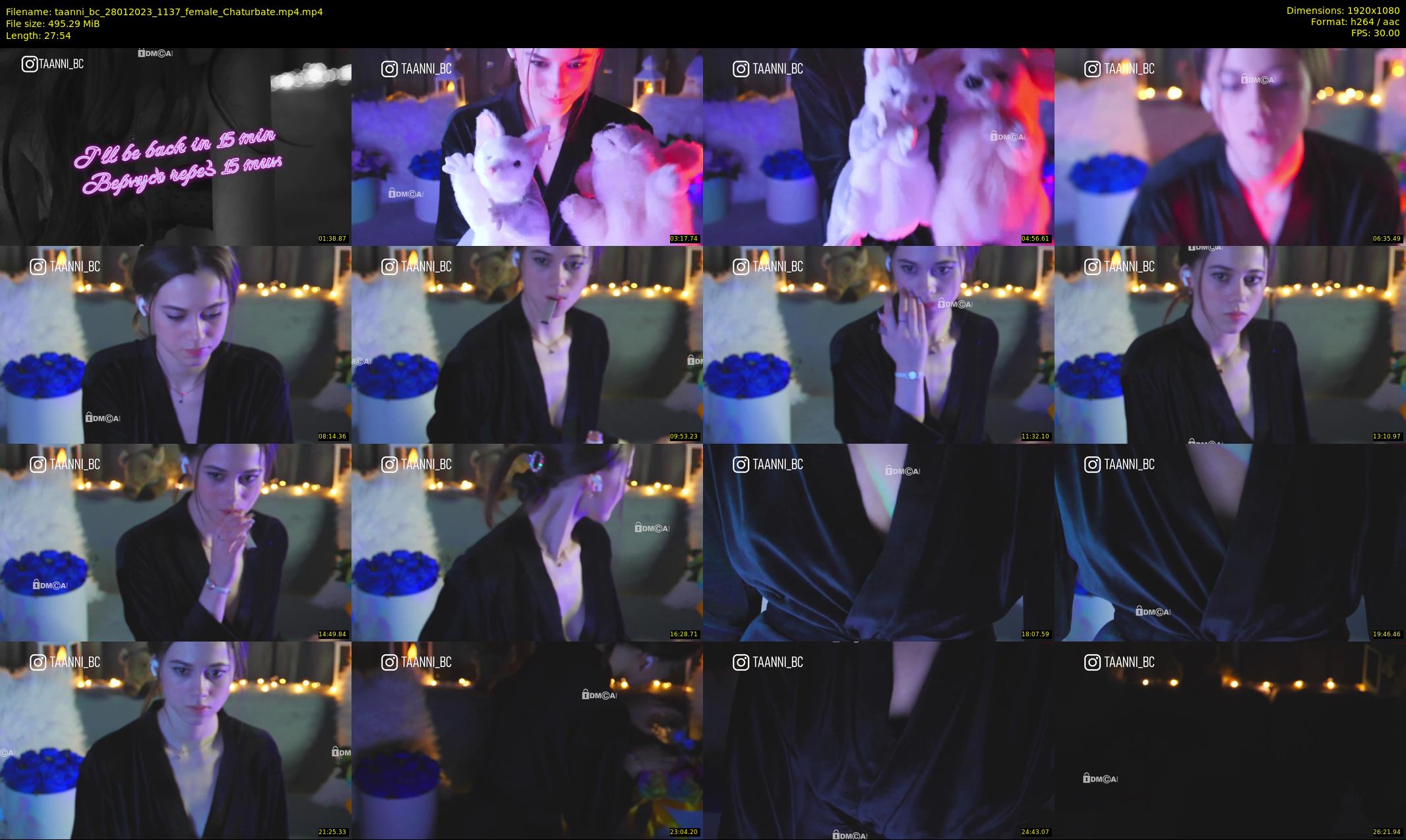 taanni_bc — 28 minute Chaturbate female cam show recording, 1080p, Jan 28, 2023