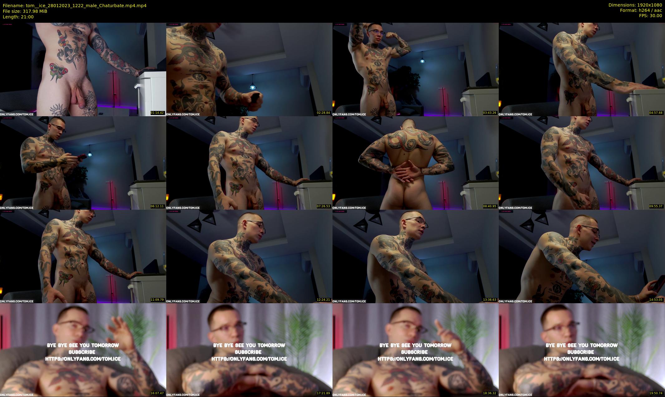 tom__ice — 21 minute Chaturbate male cam show recording, 1080p, Jan 28, 2023