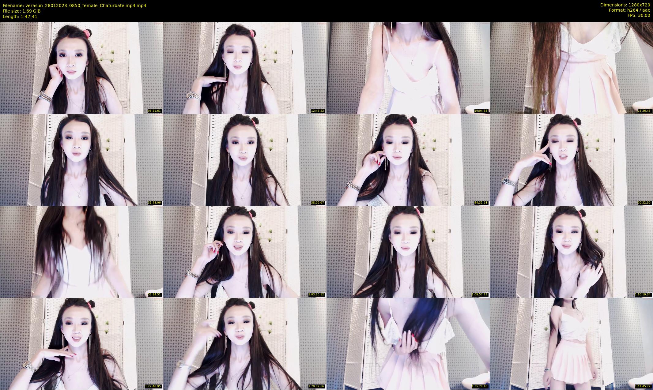 verasun — 108 minute Chaturbate female cam show recording, 720p, Jan 28, 2023