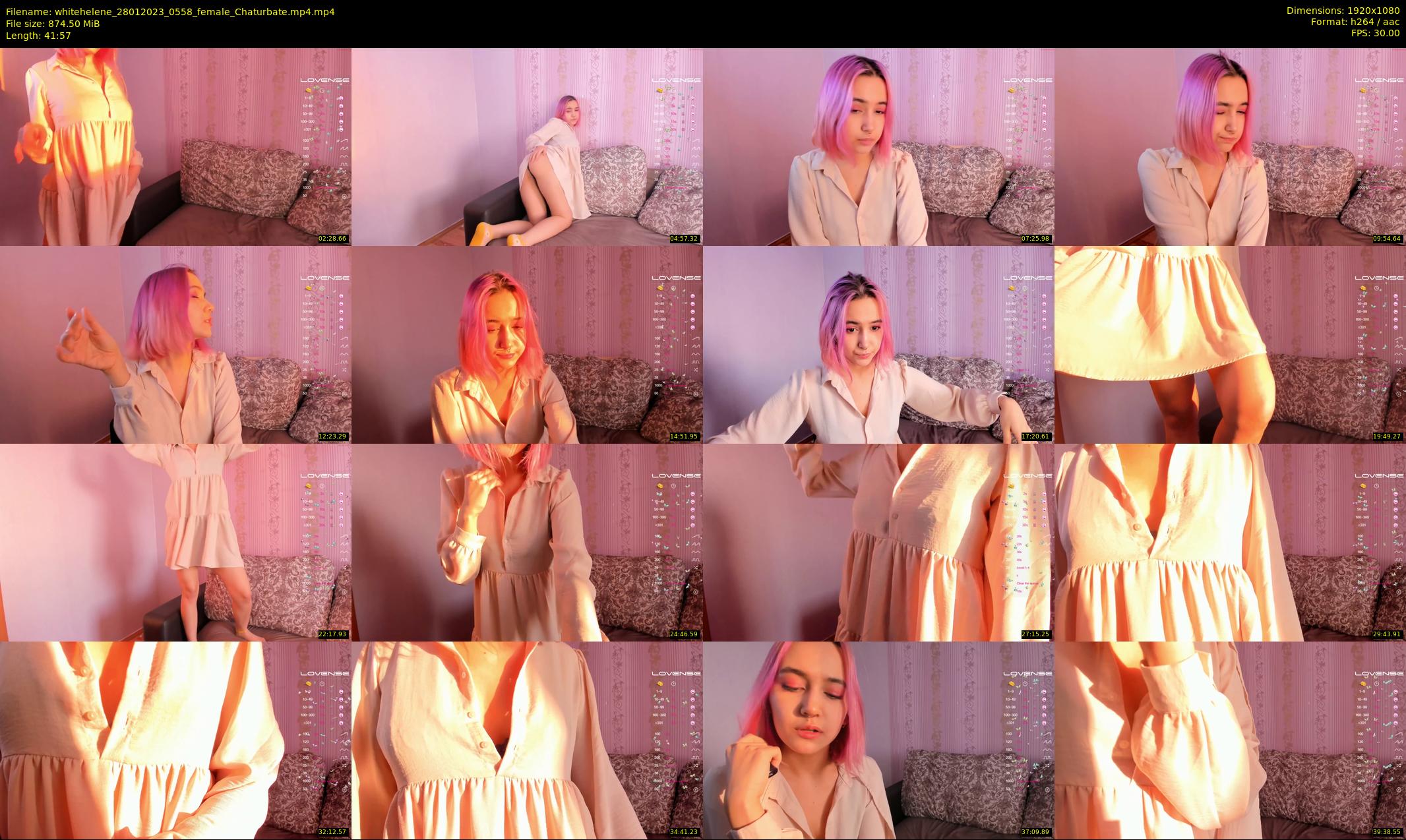 whitehelene — 42 minute Chaturbate female cam show recording, 1080p, Jan 28, 2023