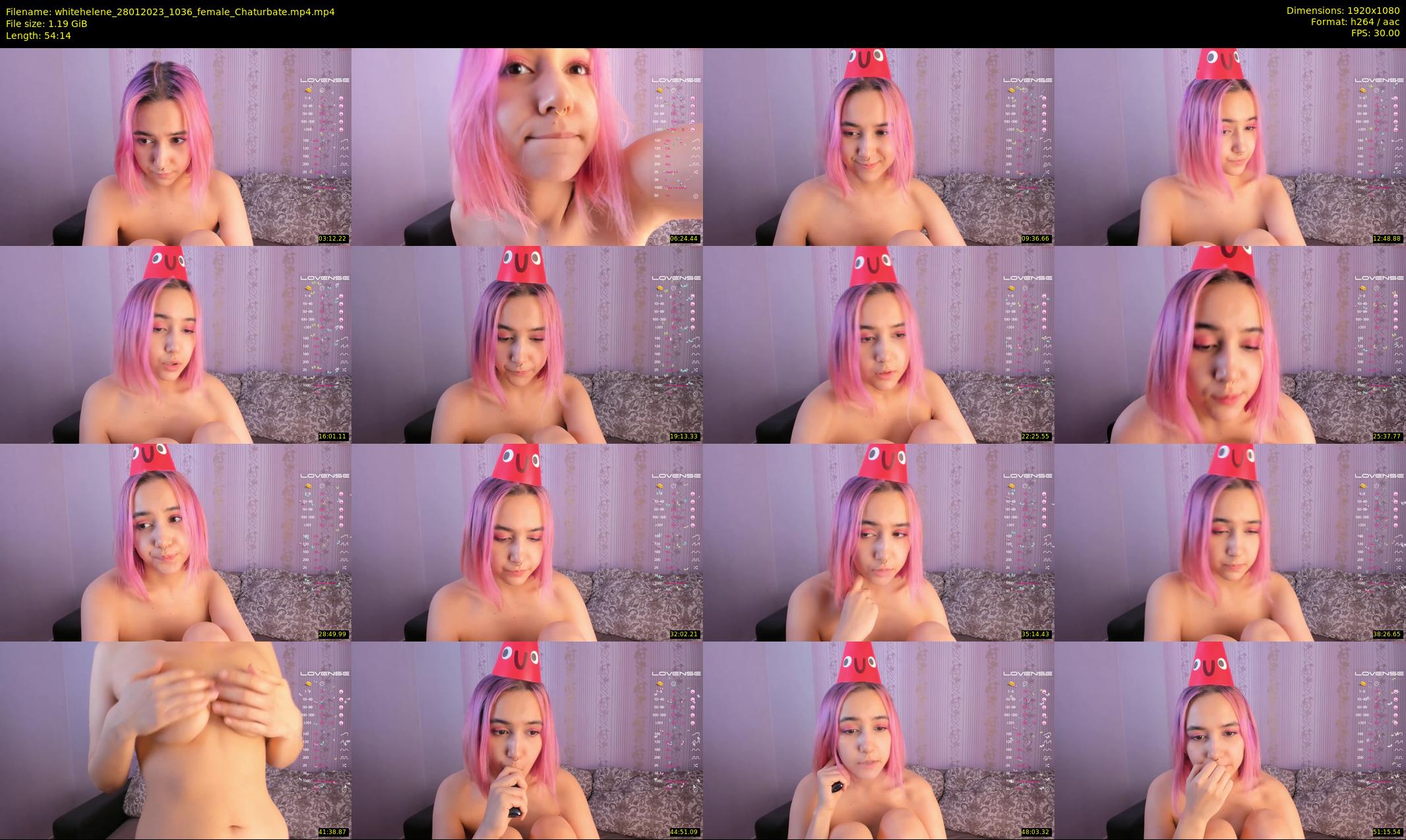whitehelene — 55 minute Chaturbate female cam show recording, 1080p, Jan 28, 2023