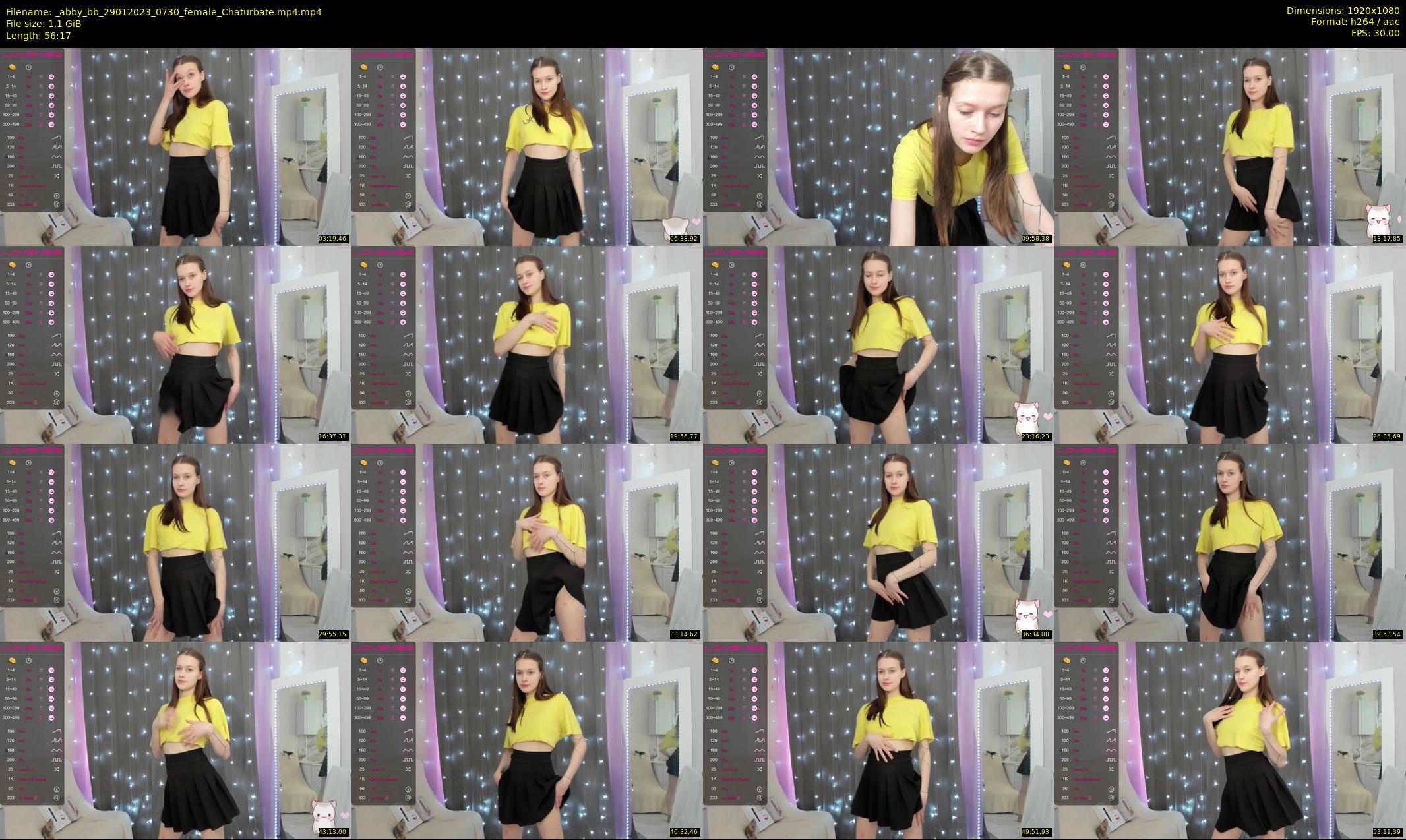 _abby_bb — 57 minute Chaturbate female cam show recording, 1080p, Jan 29, 2023