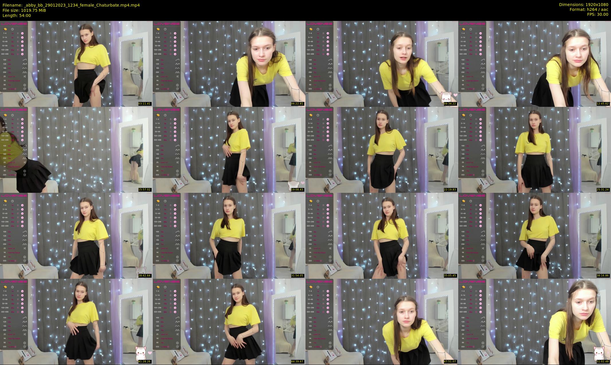 _abby_bb — 54 minute Chaturbate female cam show recording, 1080p, Jan 29, 2023