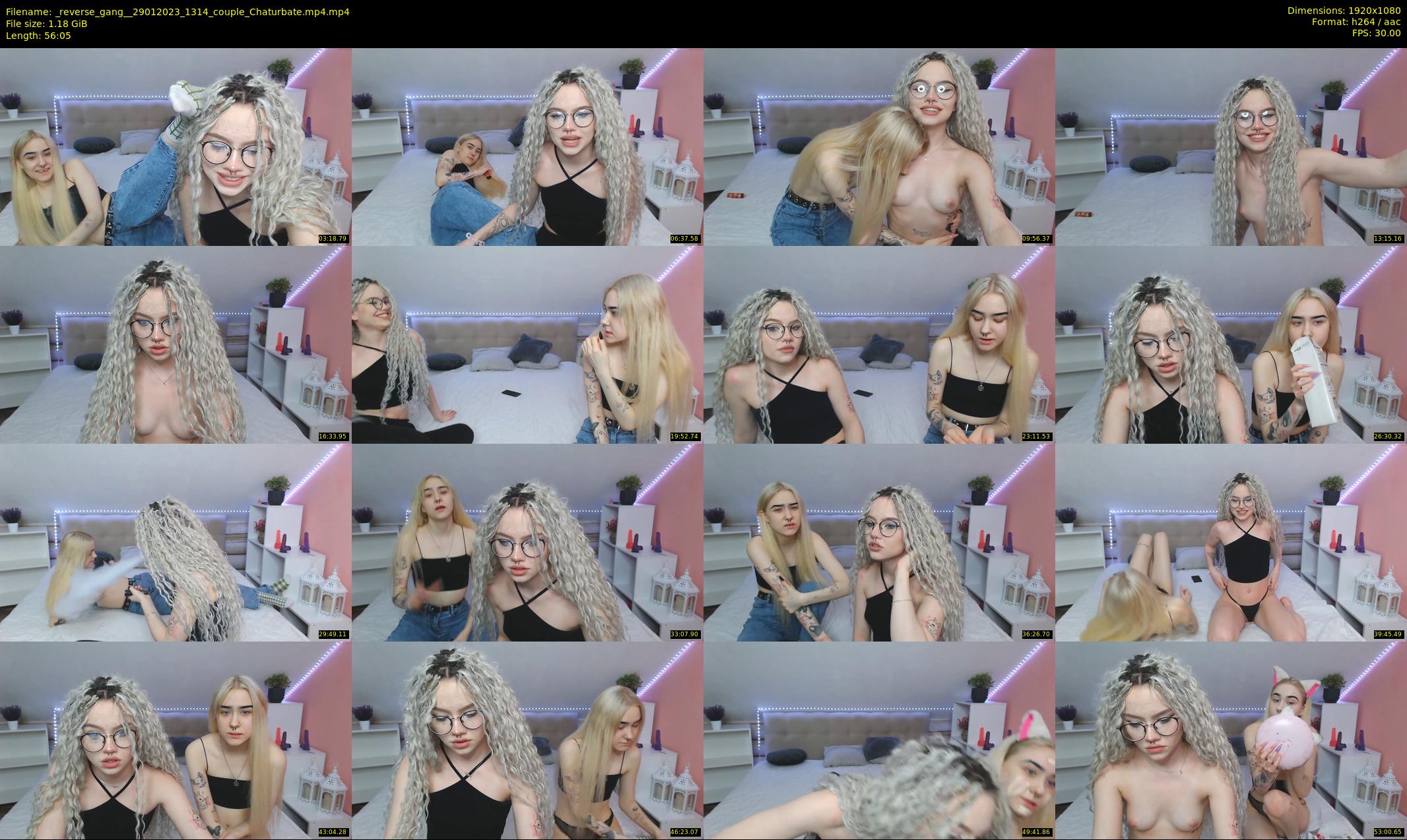 _reverse_gang_ — 57 minute Chaturbate couple cam show recording, 1080p, Jan 29, 2023