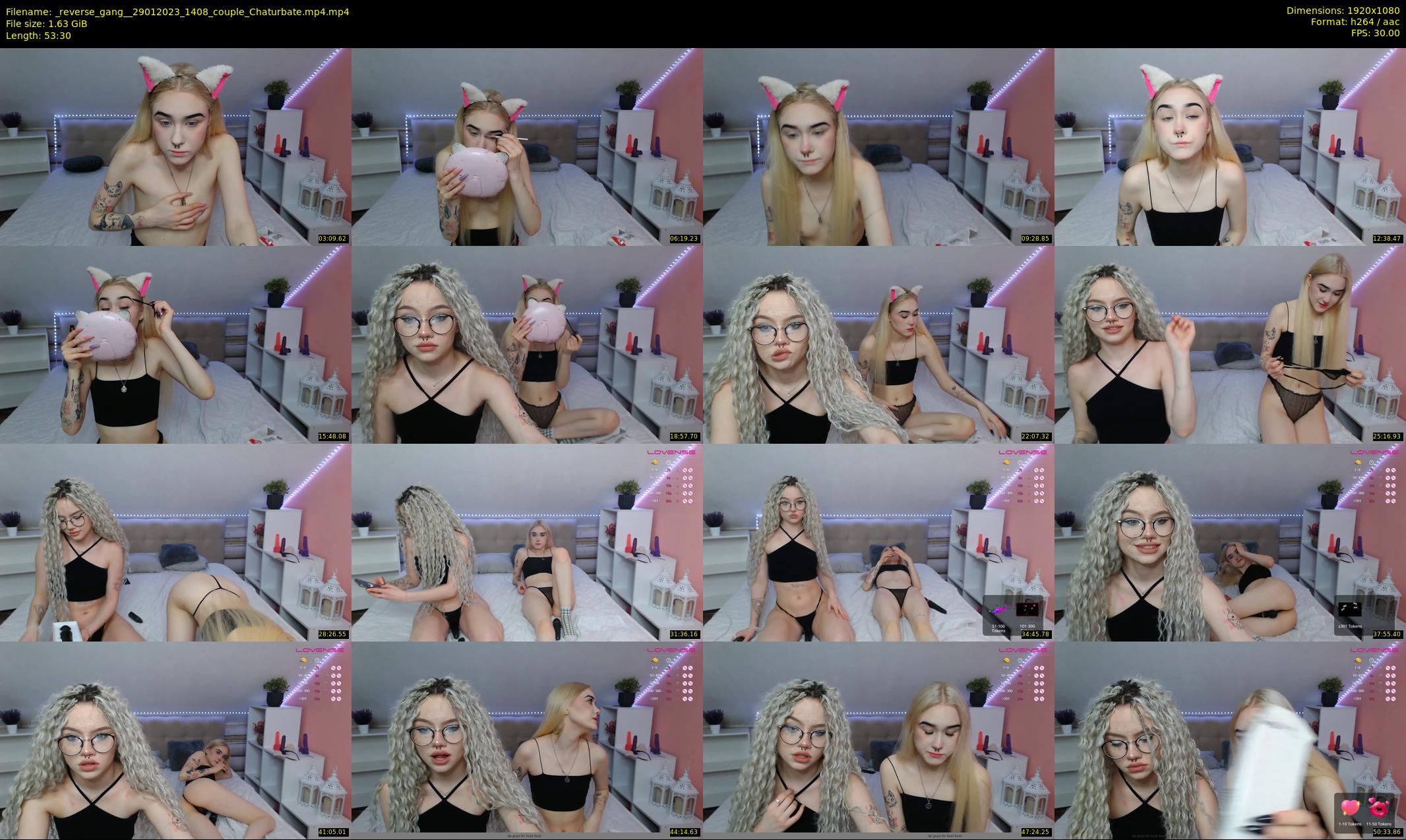_reverse_gang_ — 54 minute Chaturbate couple cam show recording, 1080p, Jan 29, 2023