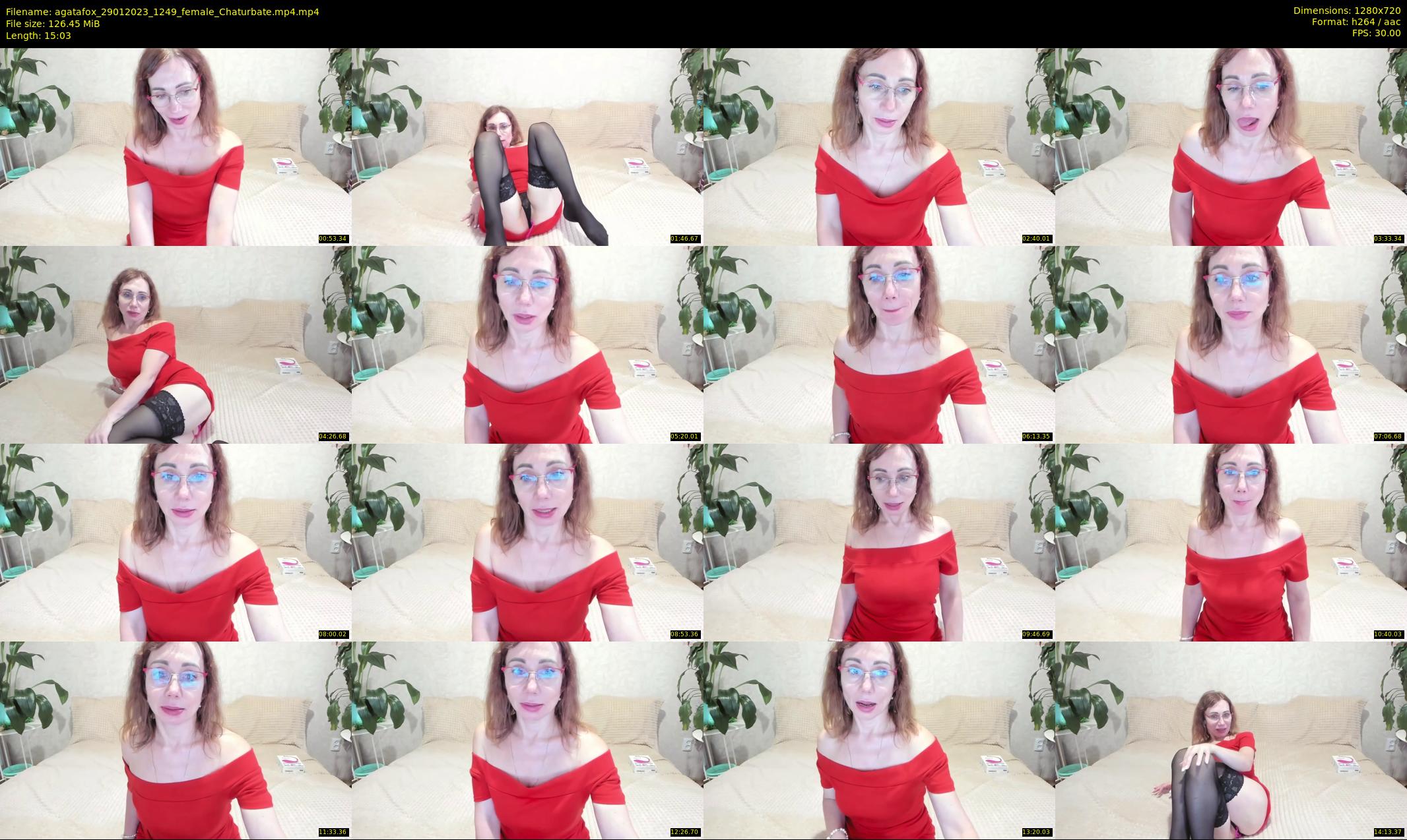 agatafox — 16 minute Chaturbate female cam show recording, 720p, Jan 29, 2023