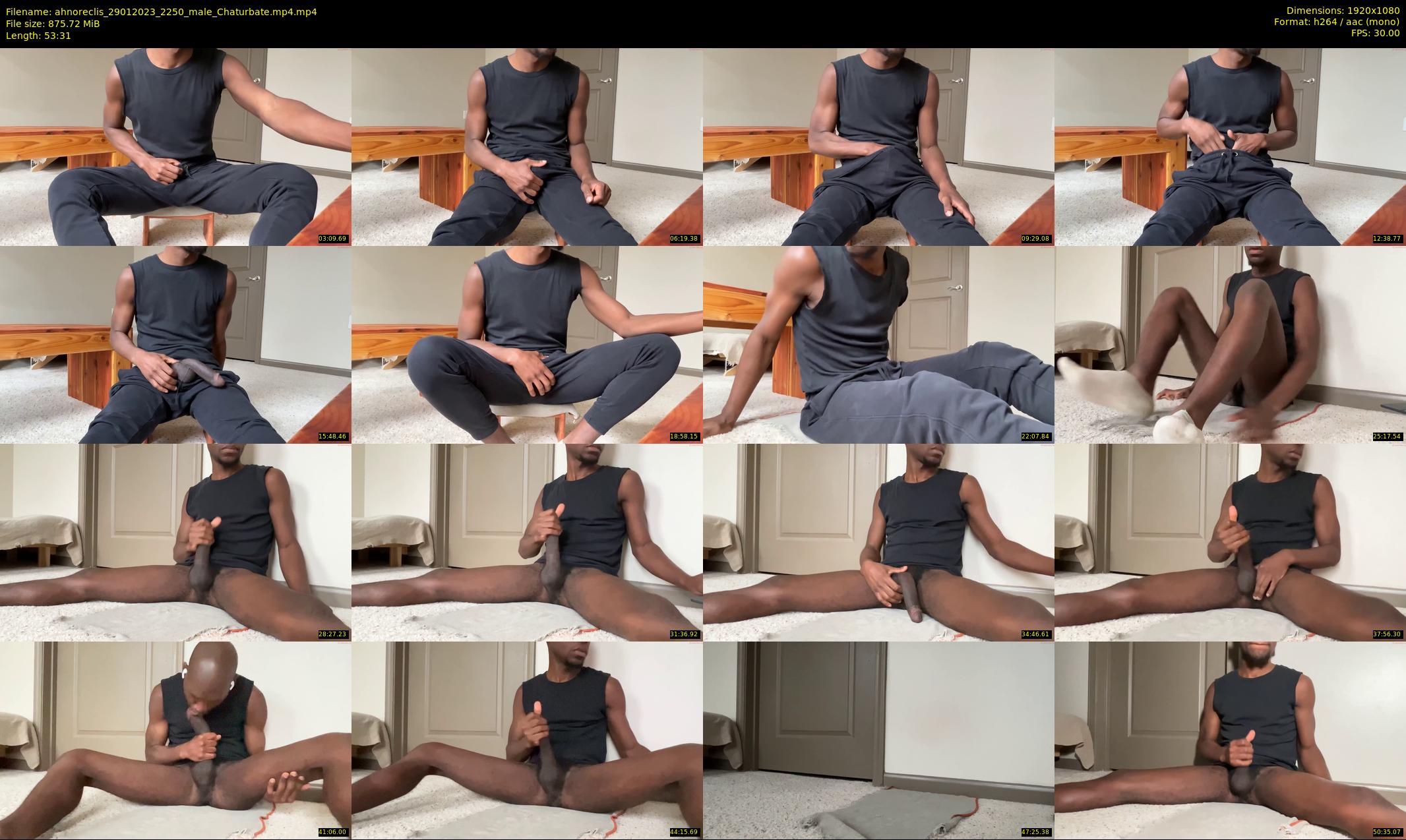 ahnoreclis — 54 minute Chaturbate male cam show recording, 1080p, Jan 29, 2023