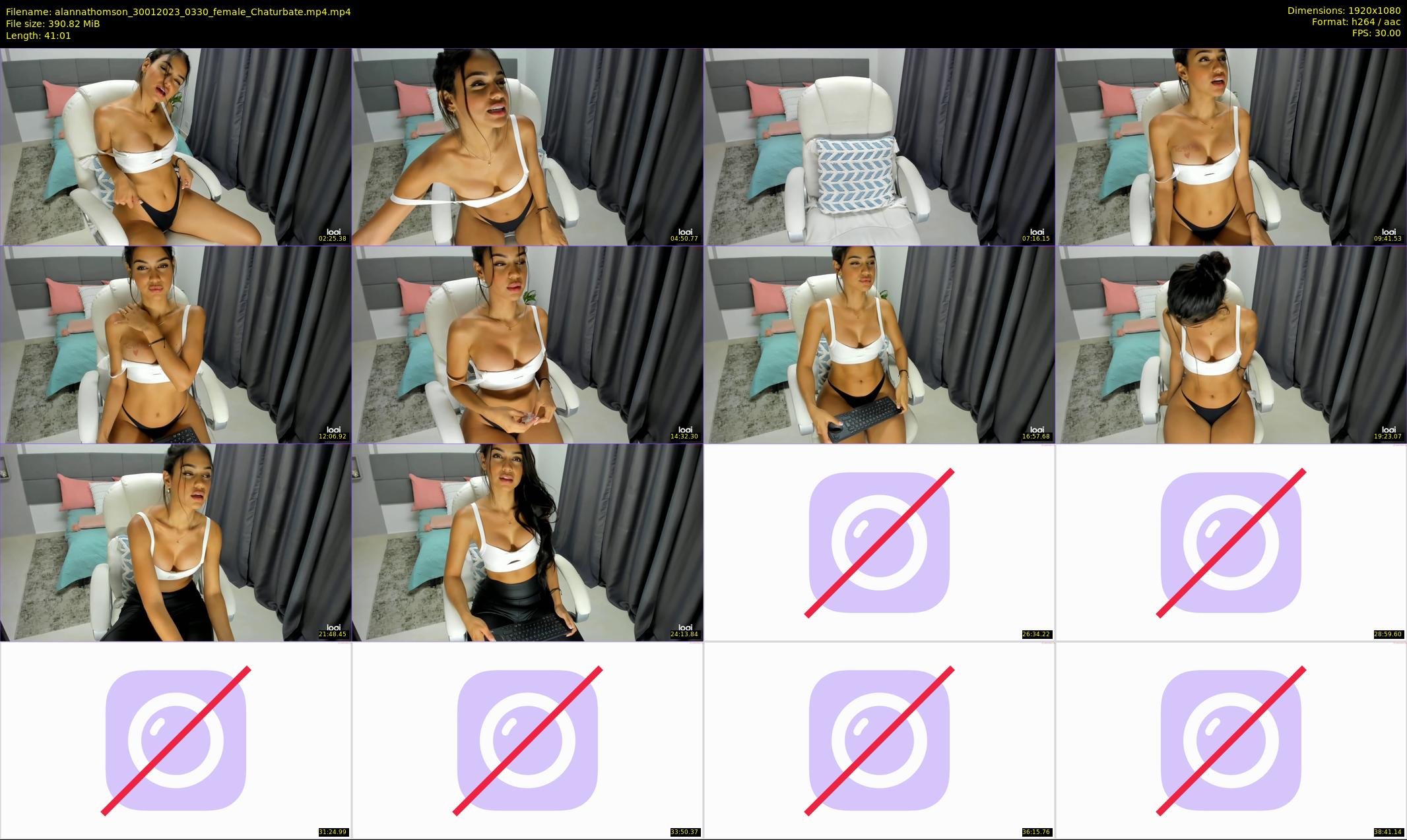 alannathomson — 42 minute Chaturbate female cam show recording, 1080p, Jan 30, 2023