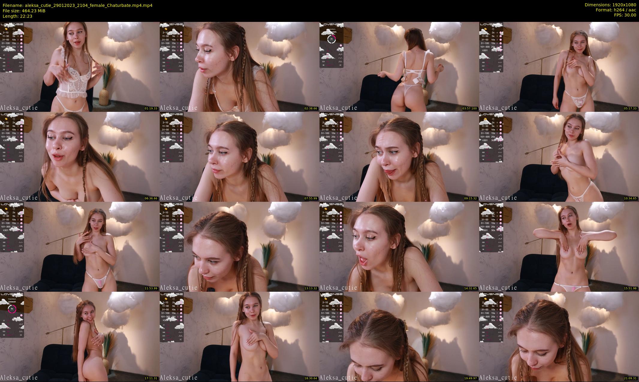 aleksa_cutie — 23 minute Chaturbate female cam show recording, 1080p, Jan 29, 2023