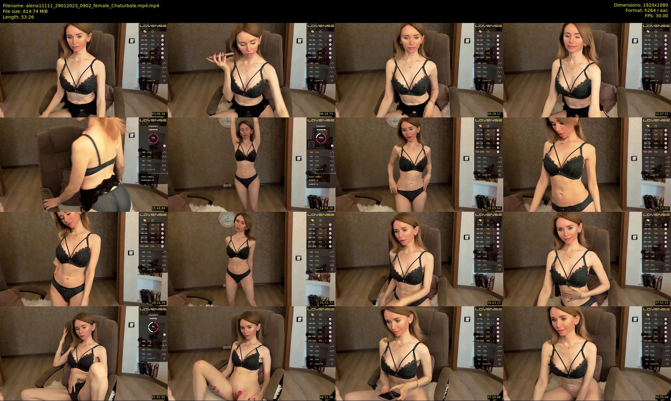 alena11111 — 54 minute Chaturbate female cam show recording, 1080p, Jan 29, 2023