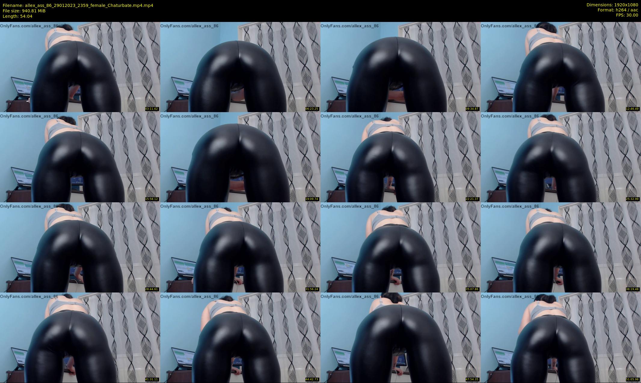 allex_ass_86 — 55 minute Chaturbate female cam show recording, 1080p, Jan 29, 2023