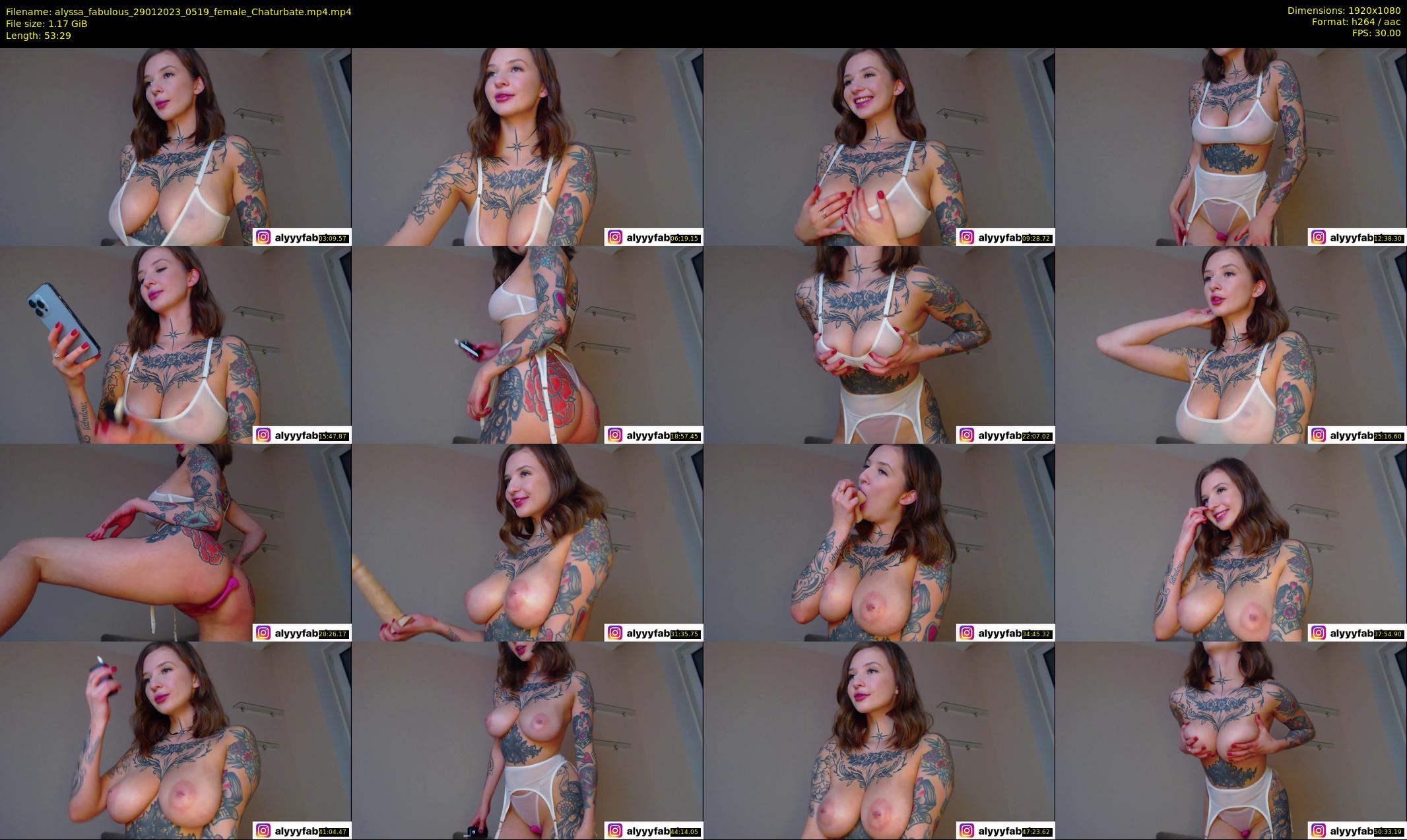 alyssa_fabulous — 54 minute Chaturbate female cam show recording, 1080p, Jan 29, 2023
