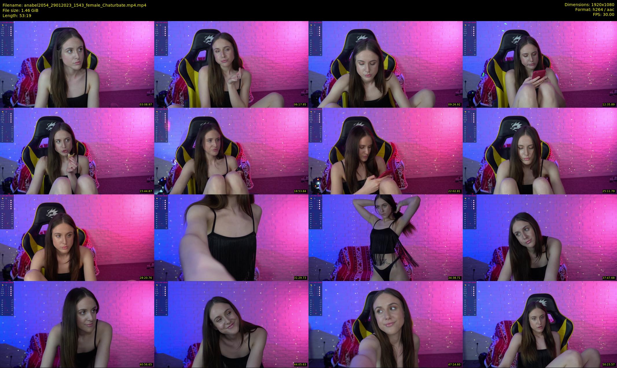 anabel2054 — 54 minute Chaturbate female cam show recording, 1080p, Jan 29, 2023