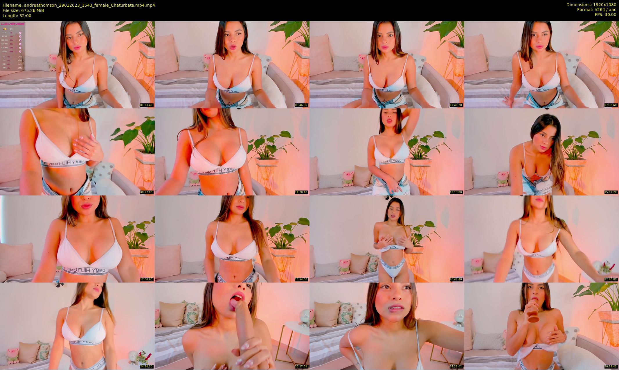 andreathomson — 32 minute Chaturbate female cam show recording, 1080p, Jan 29, 2023