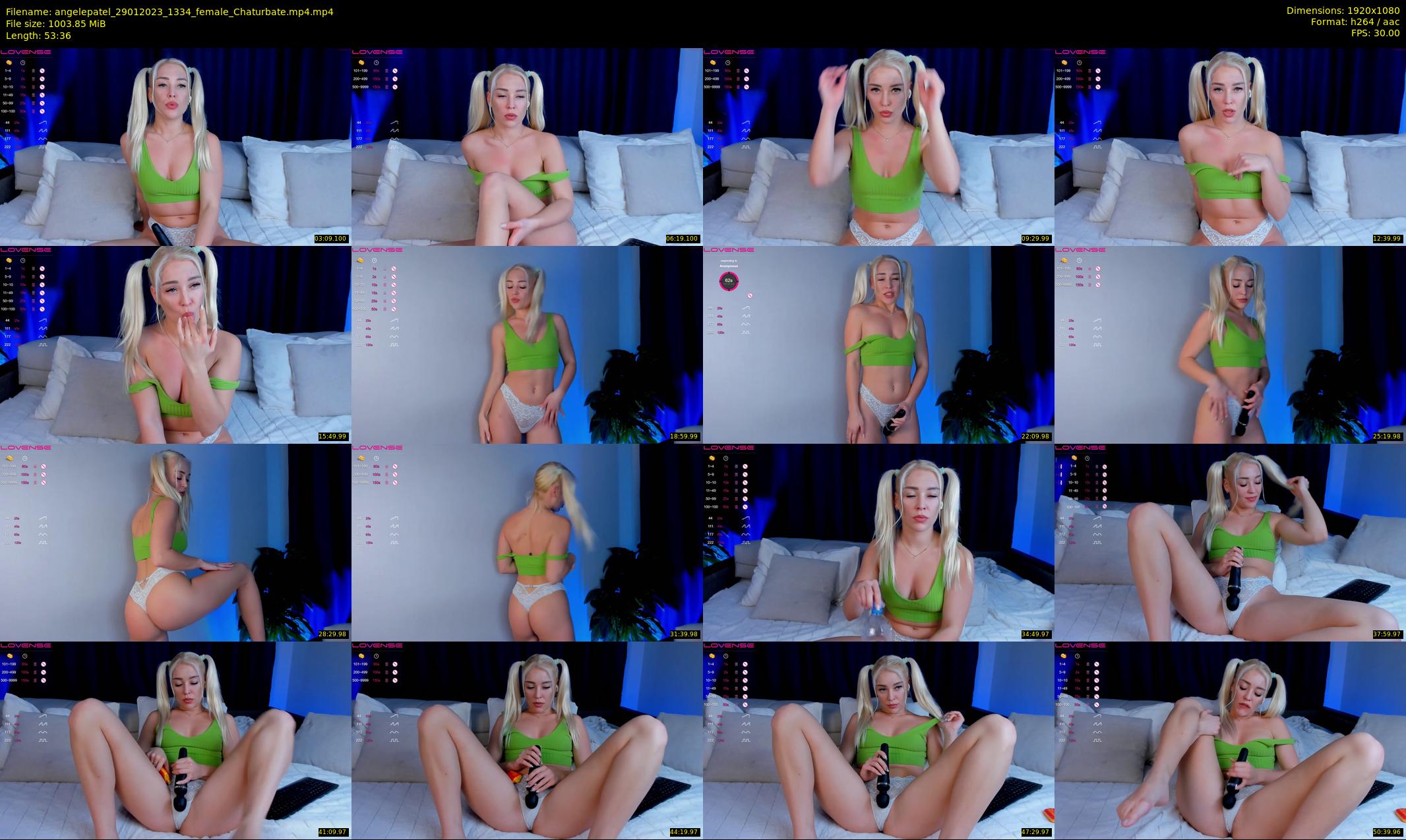angelepatel — 54 minute Chaturbate female cam show recording, 1080p, Jan 29, 2023