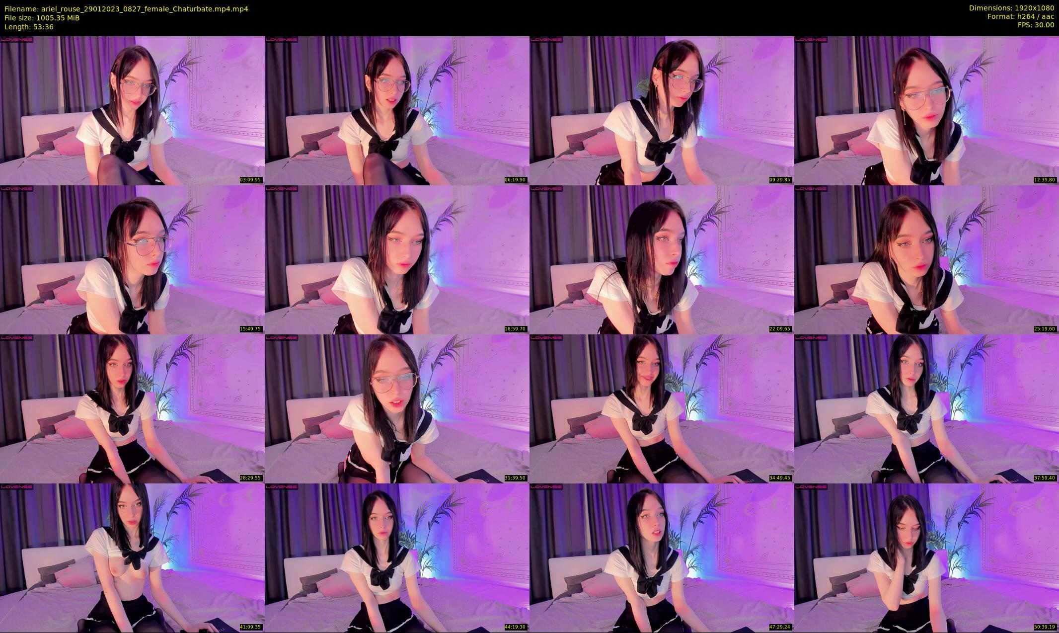 ariel_rouse — 54 minute Chaturbate female cam show recording, 1080p, Jan 29, 2023