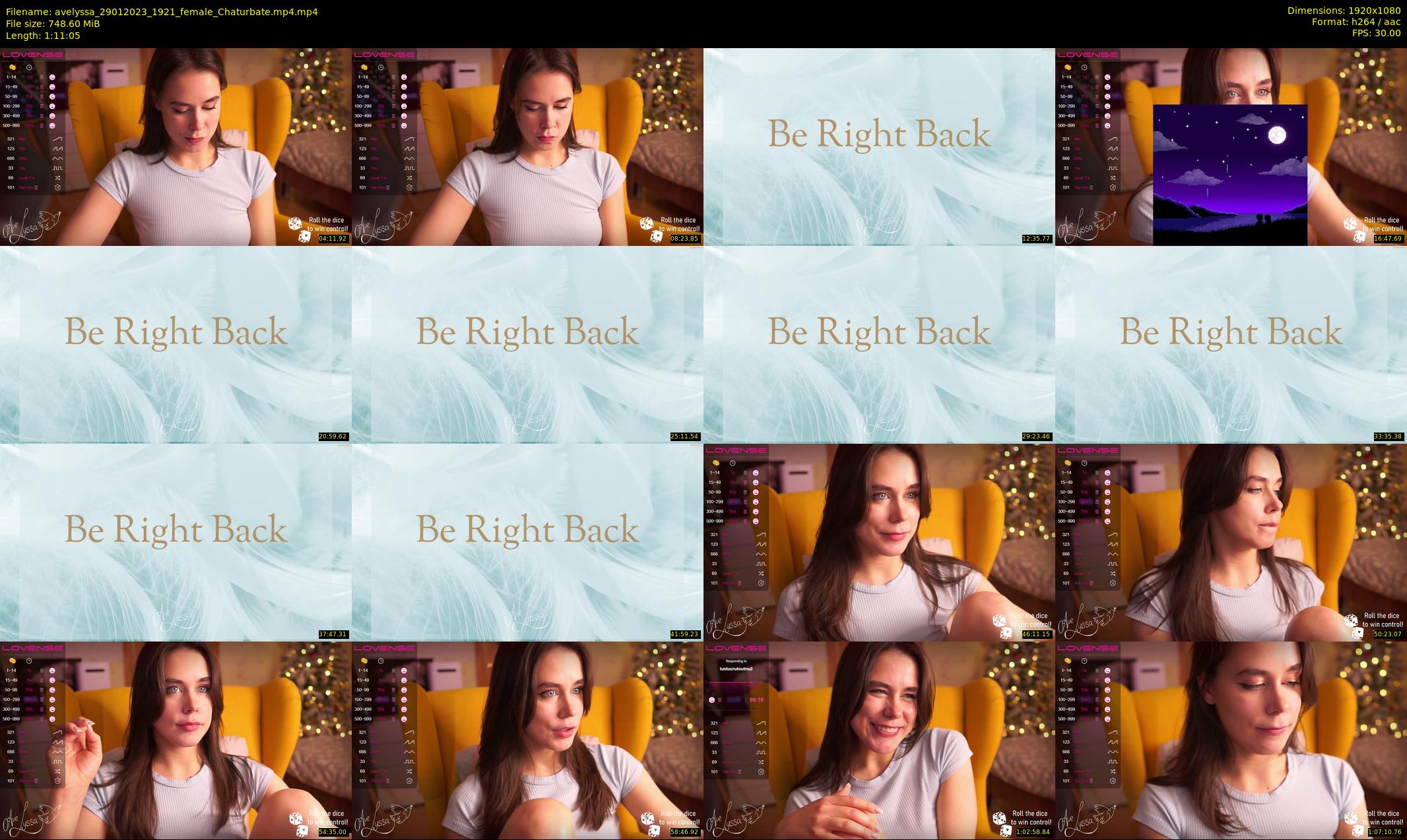 avelyssa — 72 minute Chaturbate female cam show recording, 1080p, Jan 29, 2023