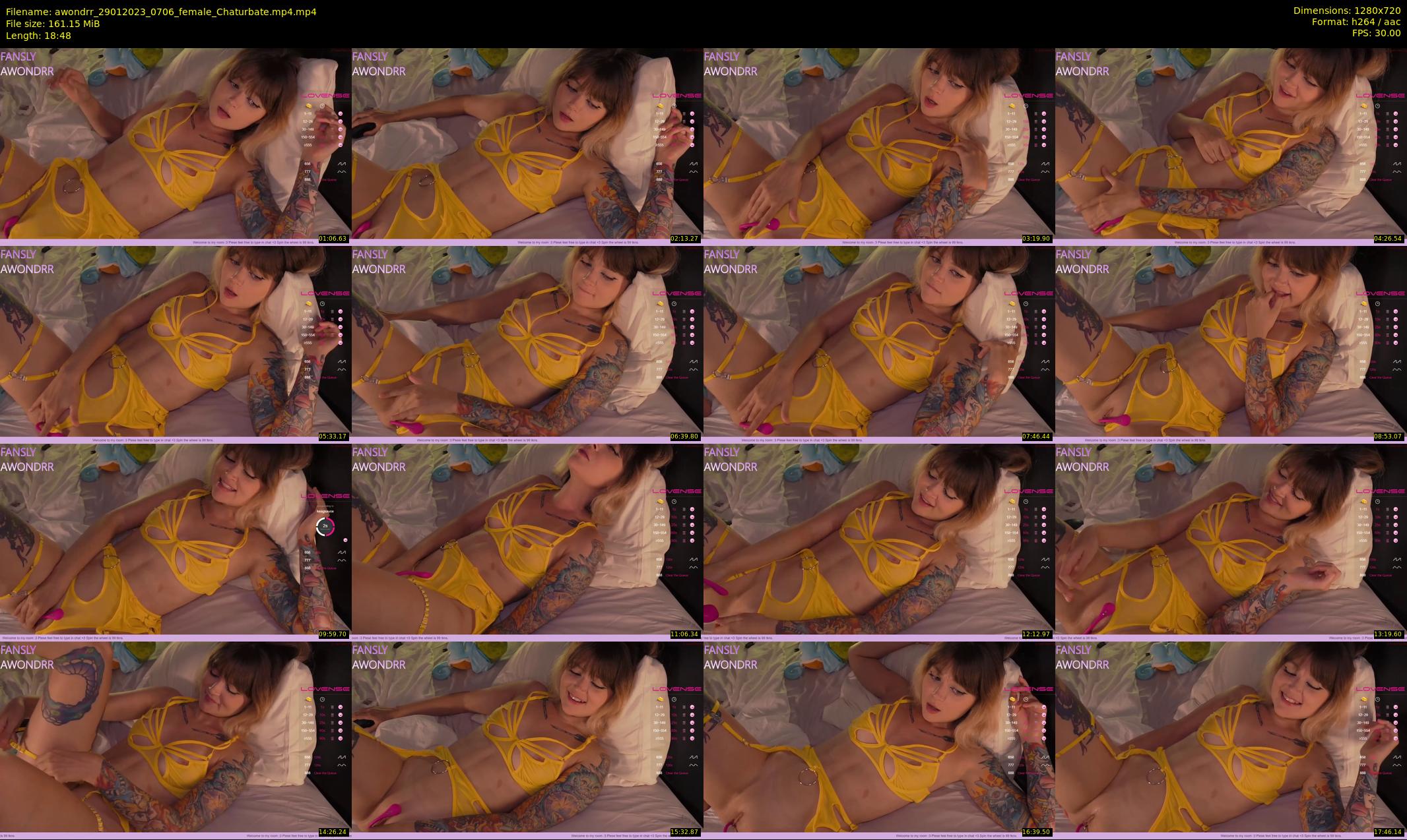 awondrr — 19 minute Chaturbate female cam show recording, 720p, Jan 29, 2023