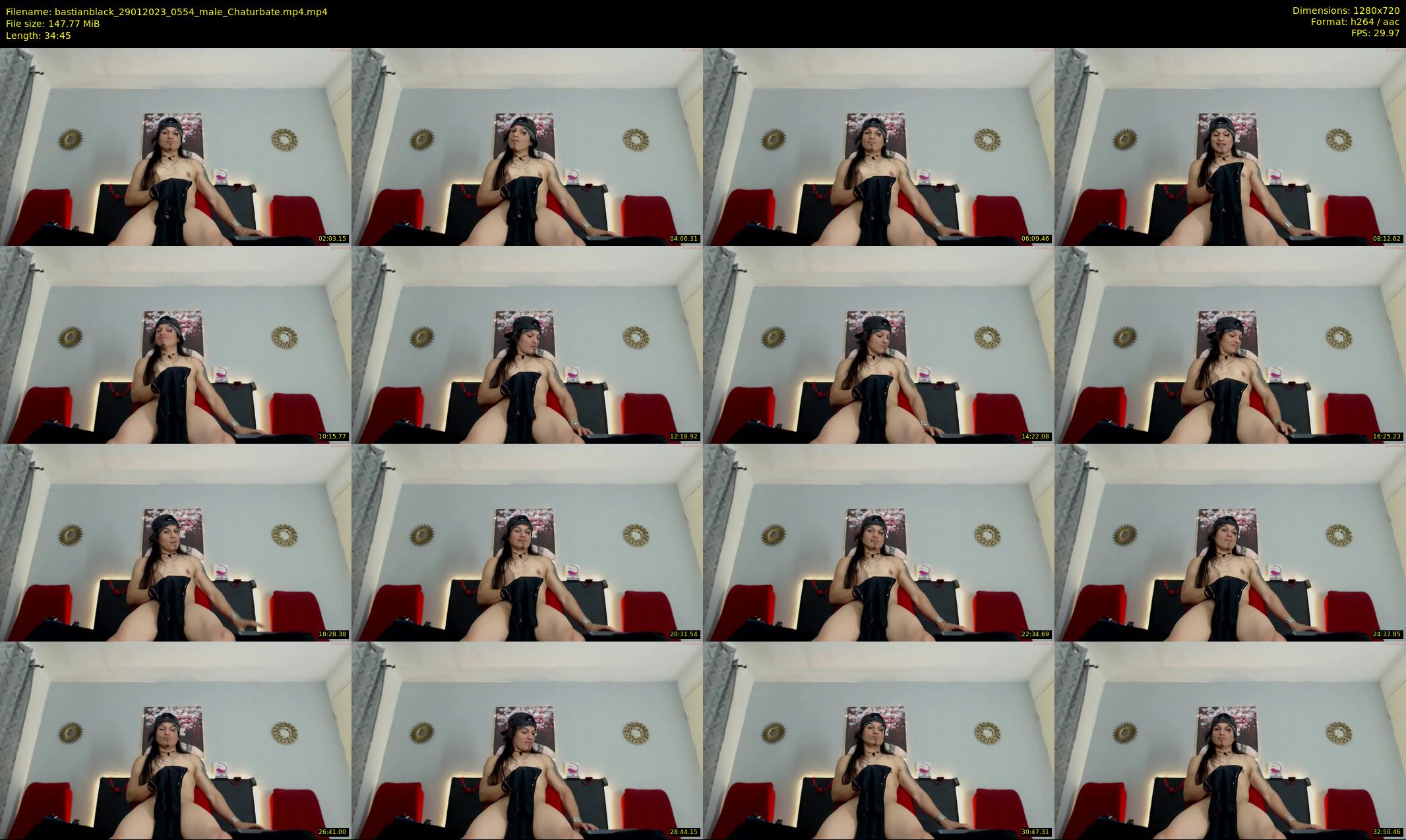 bastianblack — 35 minute Chaturbate male cam show recording, 720p, Jan 29, 2023
