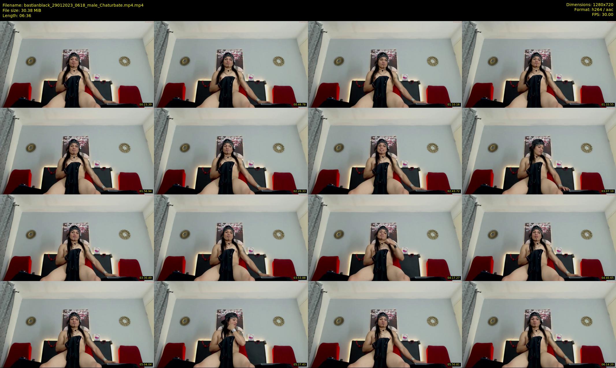bastianblack — 7 minute Chaturbate male cam show recording, 720p, Jan 29, 2023
