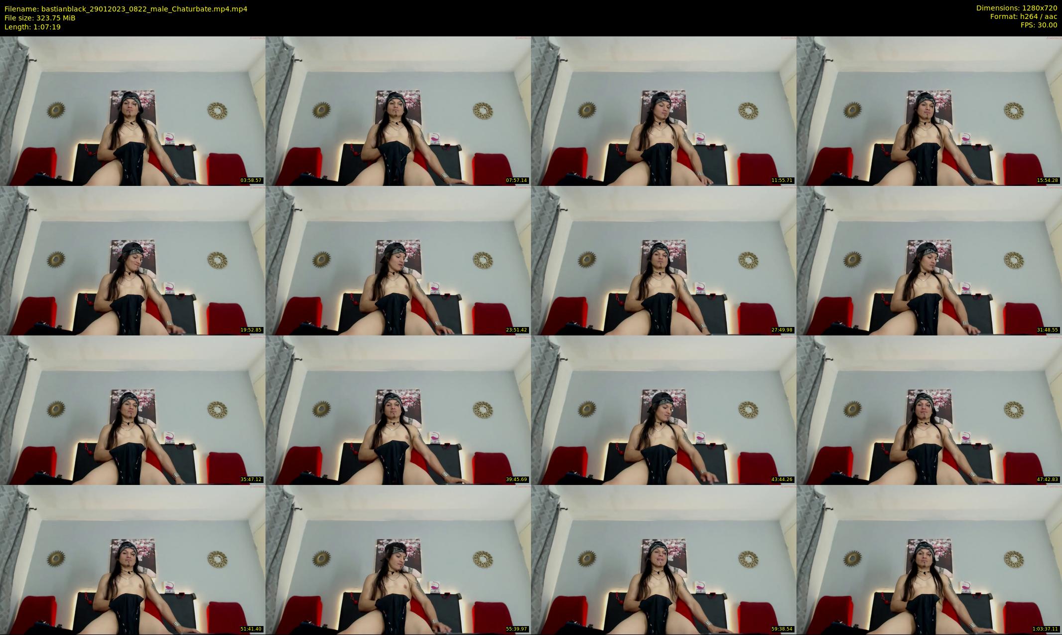bastianblack — 68 minute Chaturbate male cam show recording, 720p, Jan 29, 2023