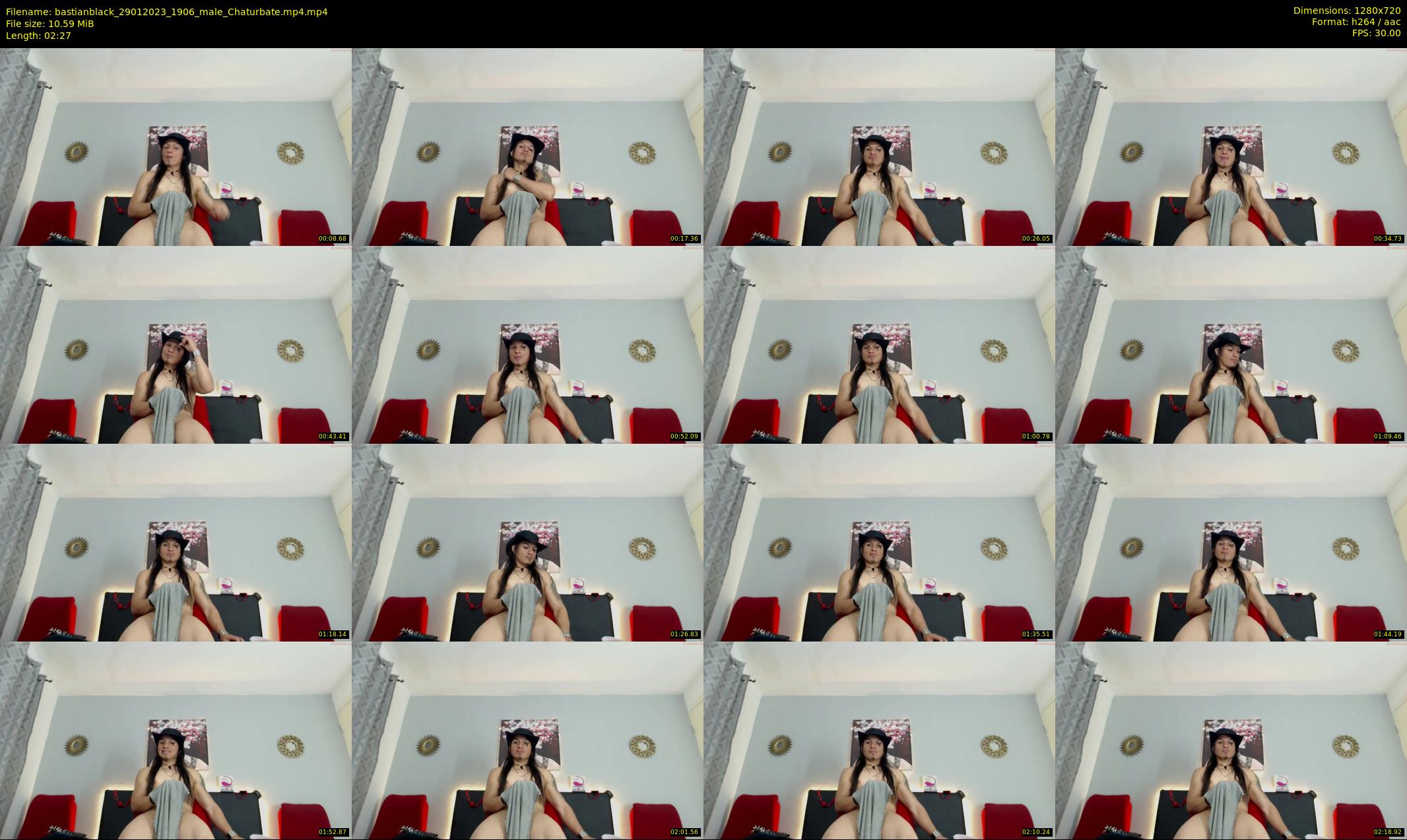 bastianblack — 3 minute Chaturbate male cam show recording, 720p, Jan 29, 2023