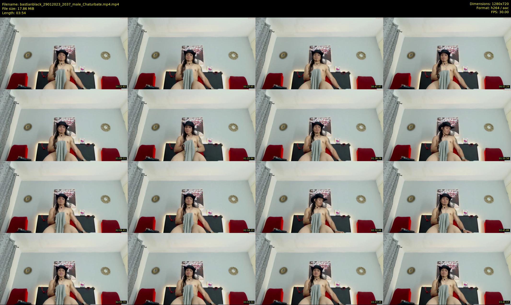 bastianblack — 4 minute Chaturbate male cam show recording, 720p, Jan 29, 2023